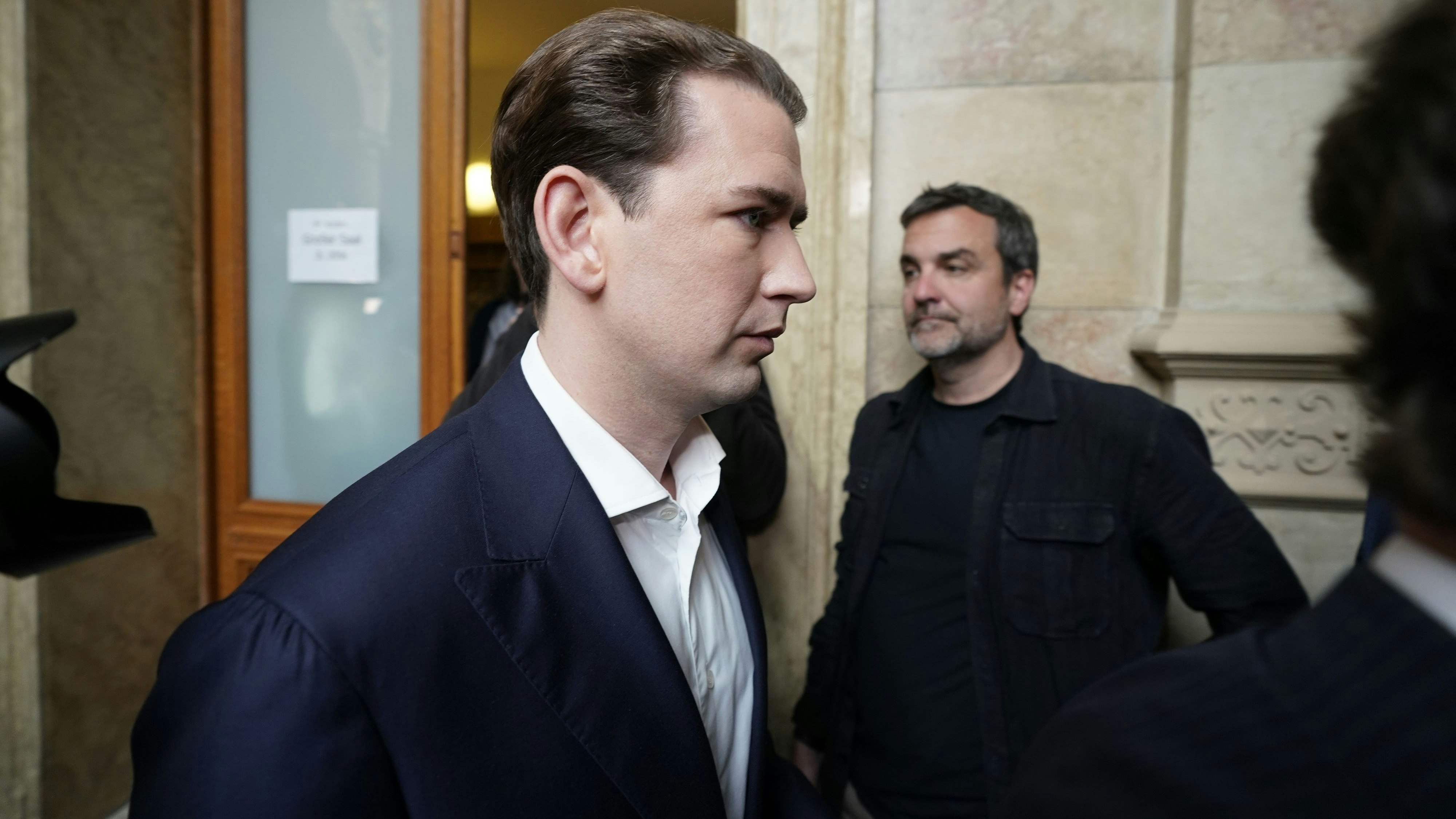 Kurz nach seinem rechtskräftigen Freispruch in Wien