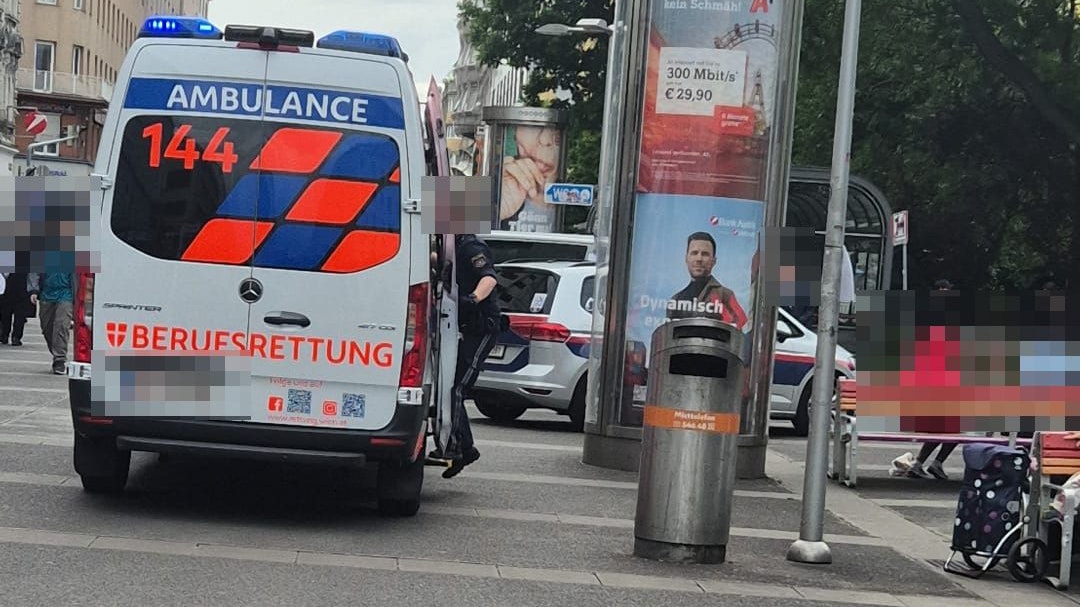 Neue Messer-Attacke in Favoriten! Mann am Kopf verletzt