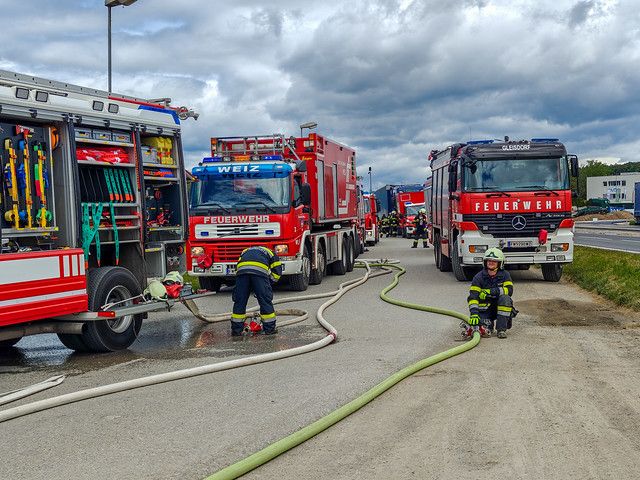 Einsatz der Feuerwehr am Montag in Braunau (Symbolfoto)