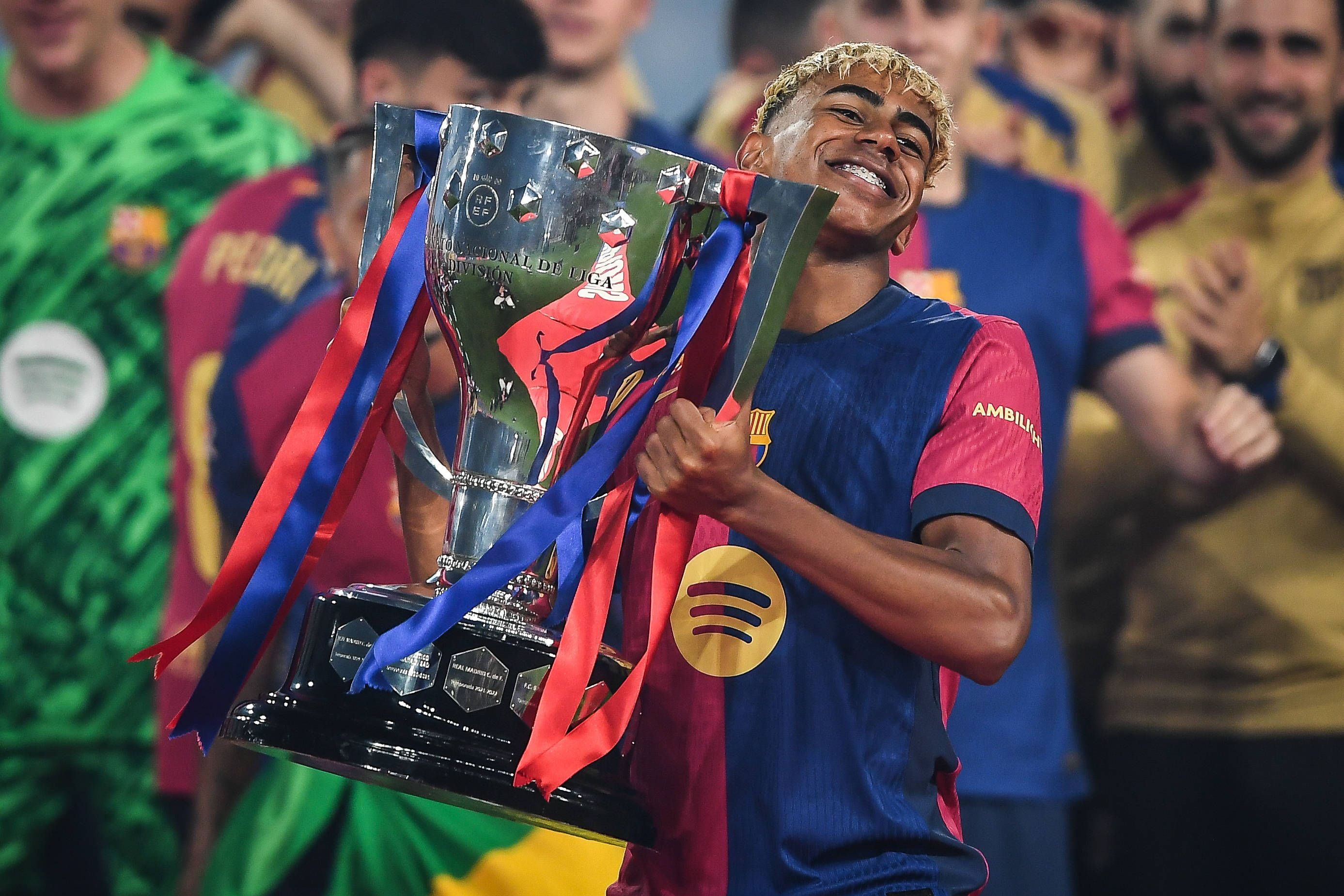 Barcelona-Shootingstar Lamine Yamal. 