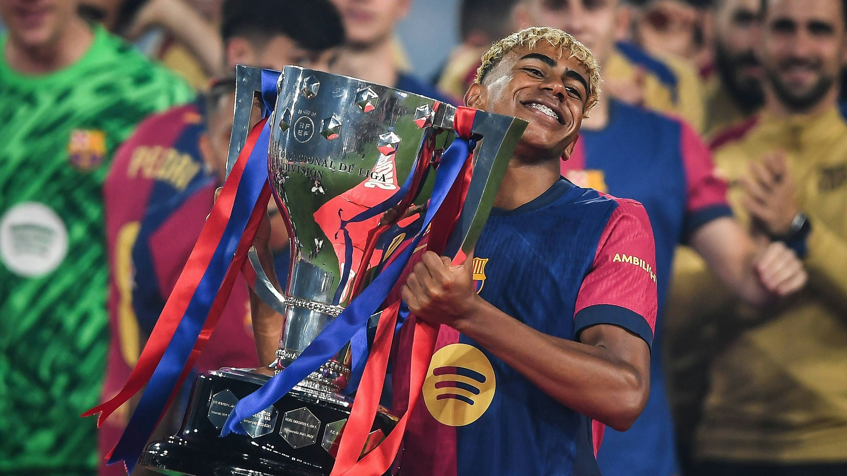 Barcelona-Shootingstar Lamine Yamal. 