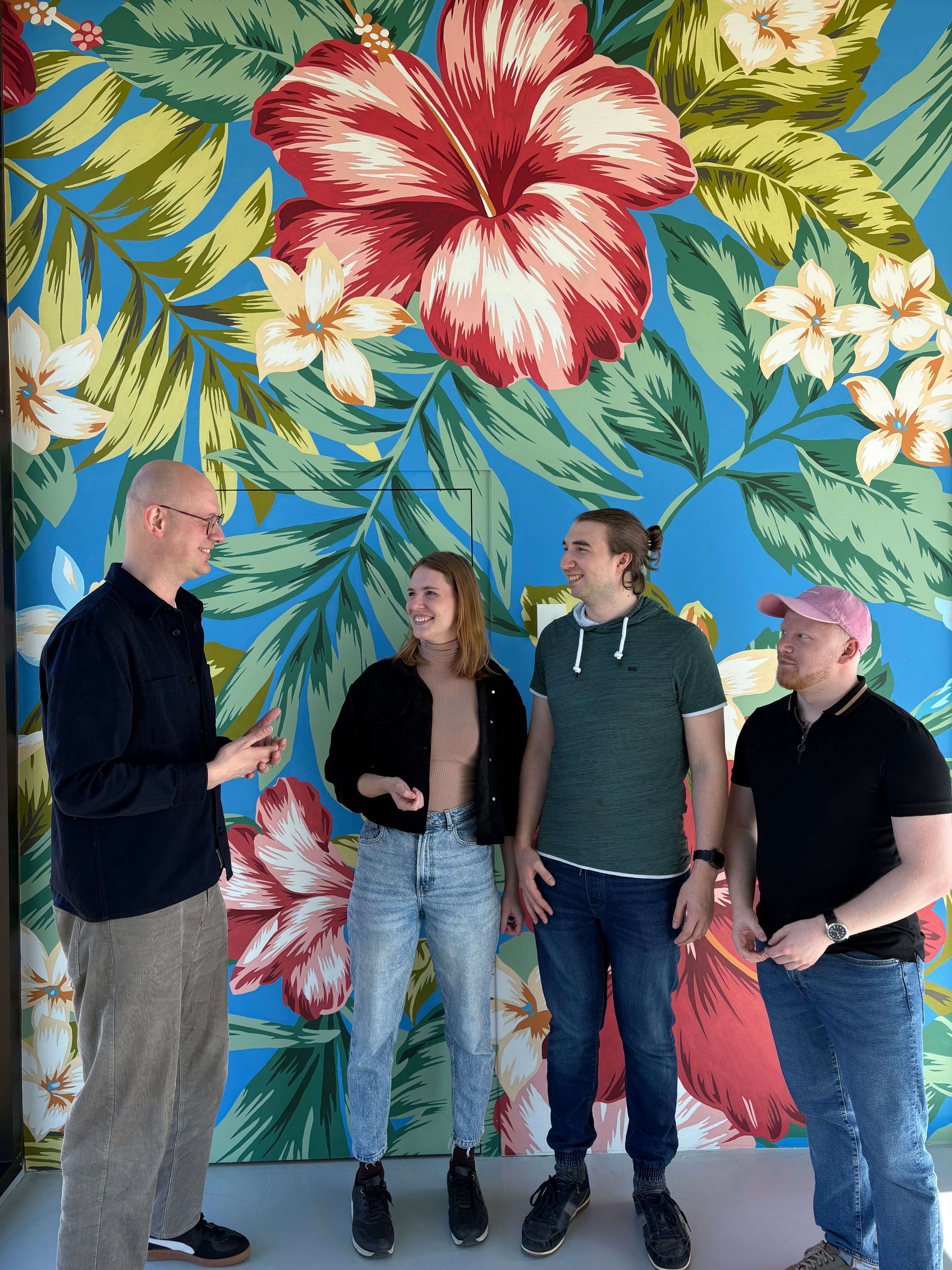 StR Gegenhuber mit dem Team von PflegeZeit