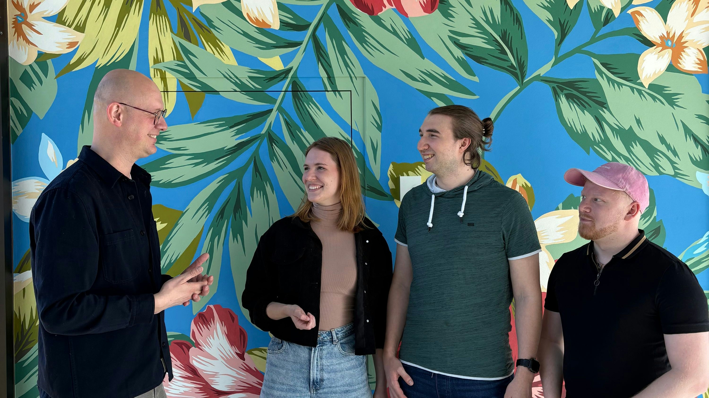 StR Gegenhuber mit dem Team von PflegeZeit