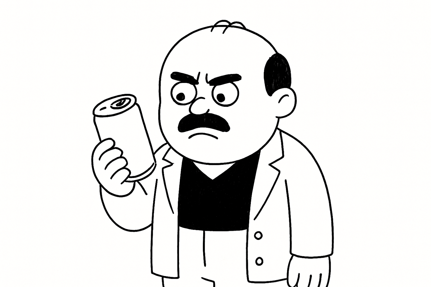 Komischer Kauz: Unverständnis und Ärger bei Herlicek über die neuen Pfand-Dosen.