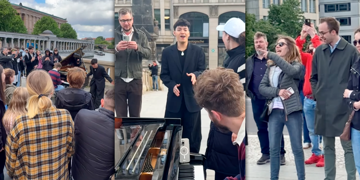 JJ steht plötzlich mitten in Berlin.