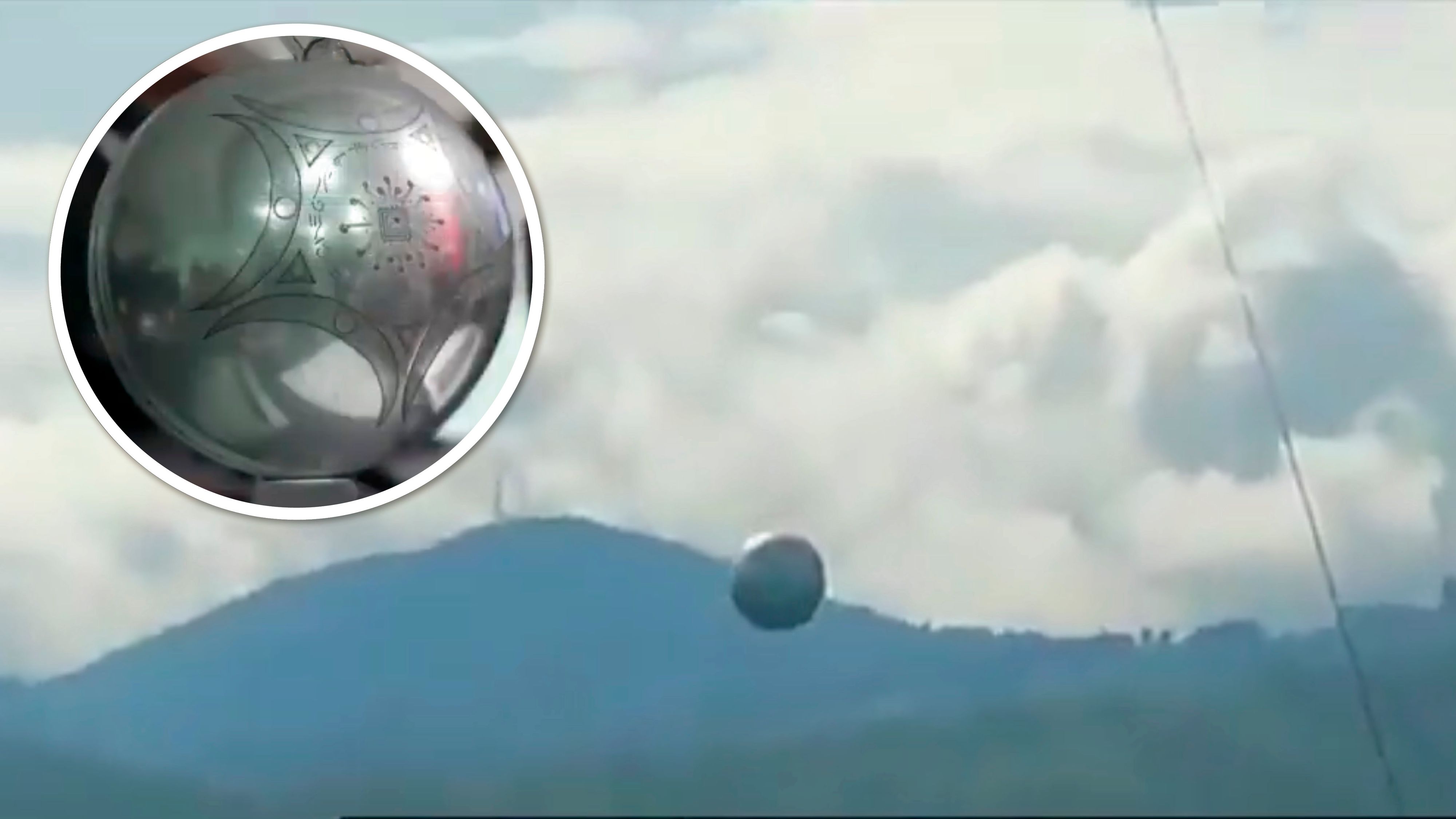 UFO über Buga, Kolumbien