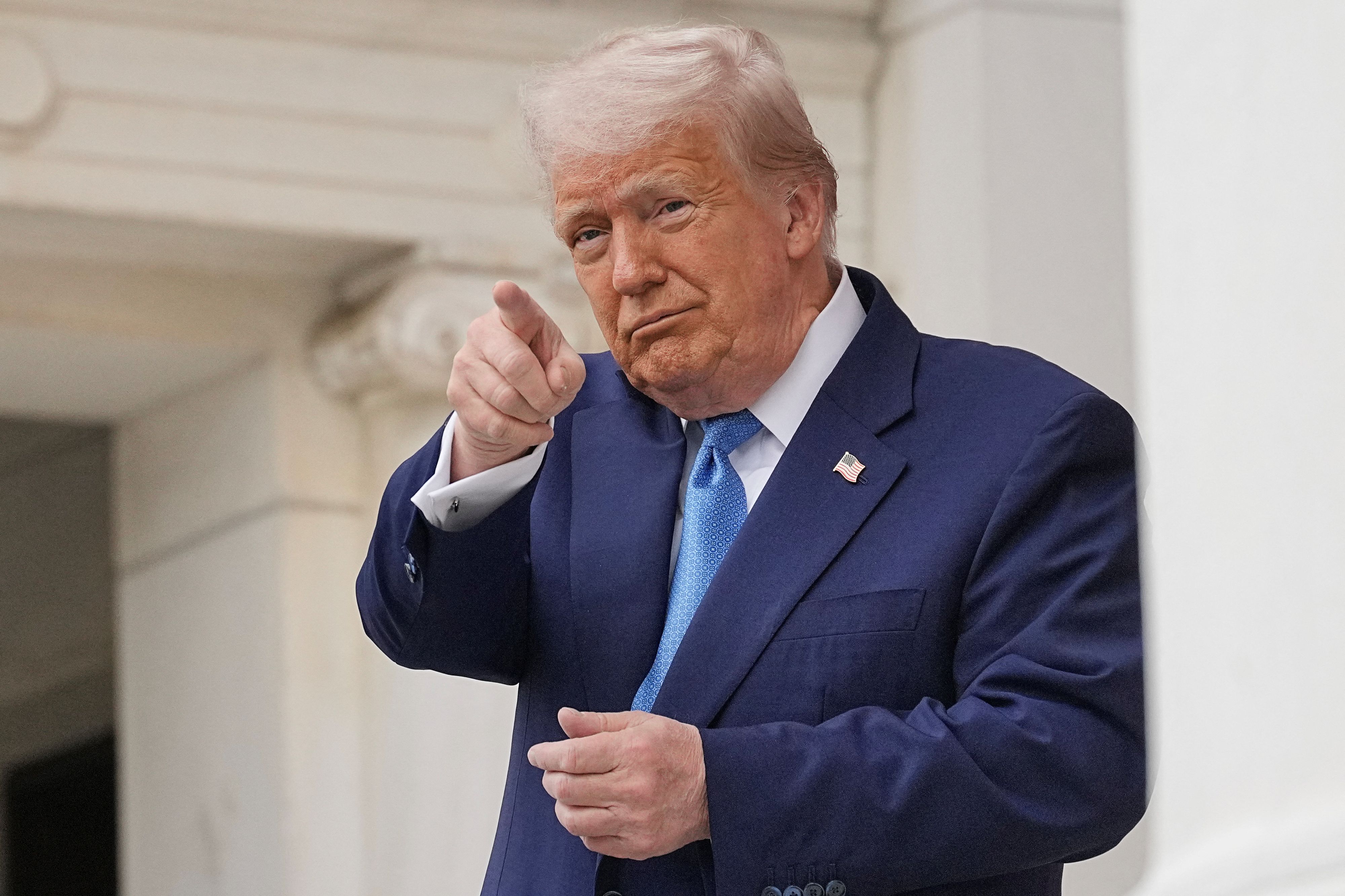 US-Präsident Donald Trump teilt rhetorisch gegen Russland-Präsident Wladimir Putin aus.