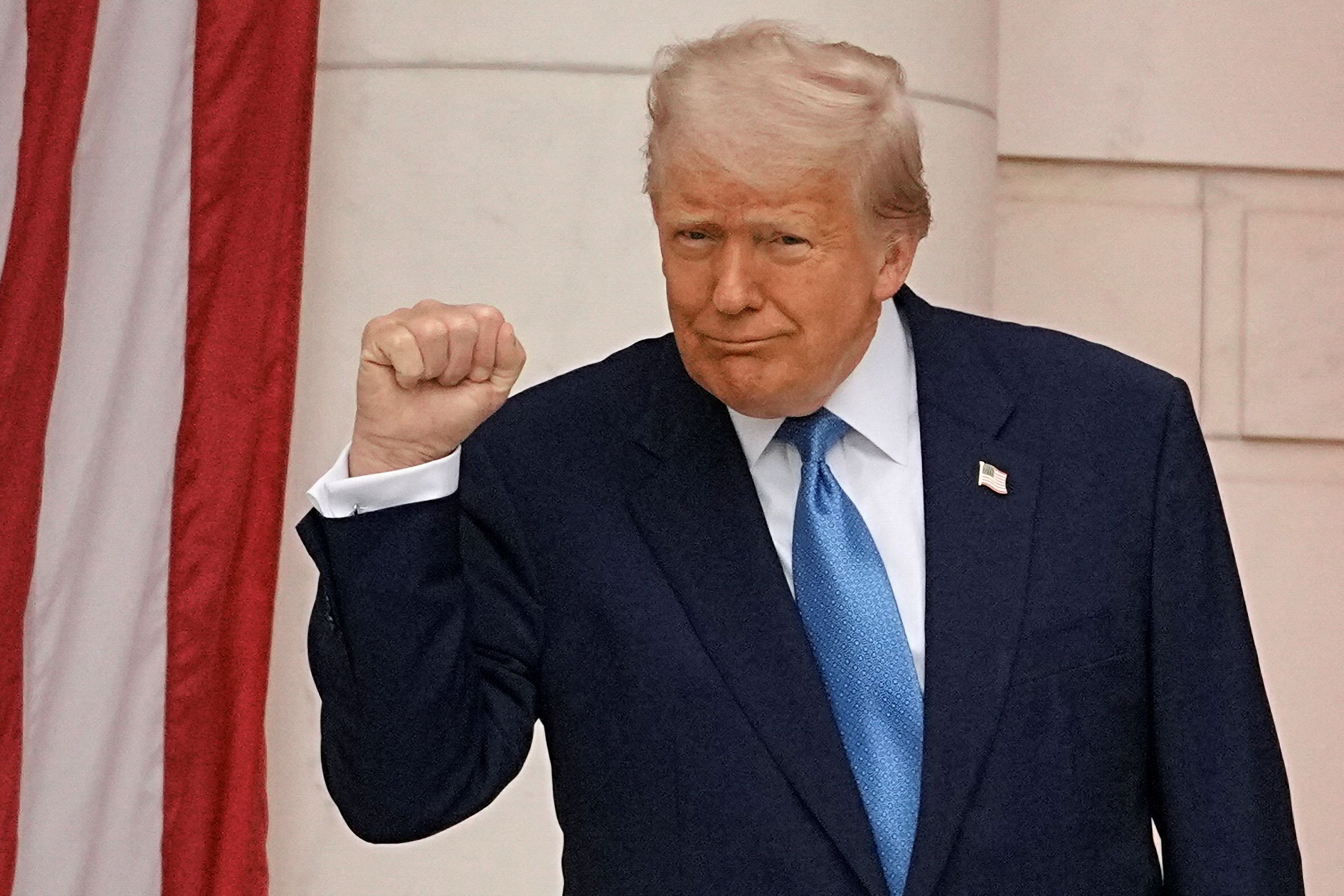 Donald Trump ist zufrieden mit den Fortschritten in den Atomverhandlungen mit dem Iran.