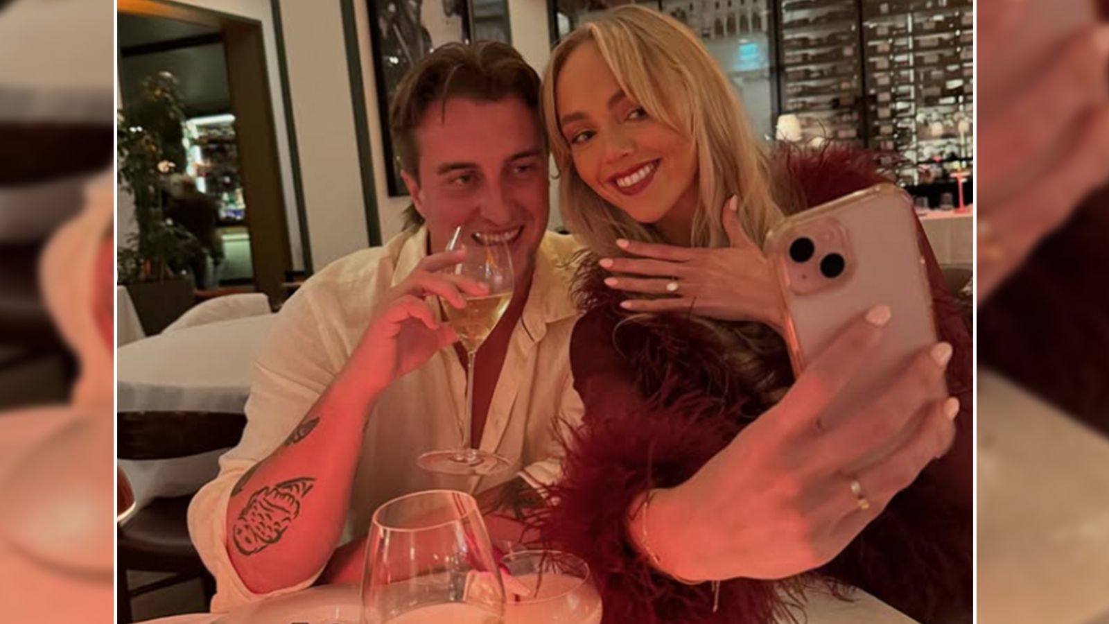 Erotik-Model Annie Knight mit ihrem Verlobten Henry Brayshaw