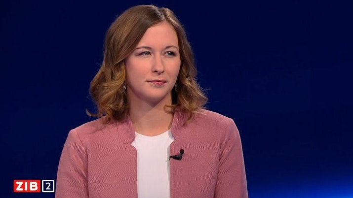 Claudia Plakolm in der ZIB2 am 28. Mai 2025