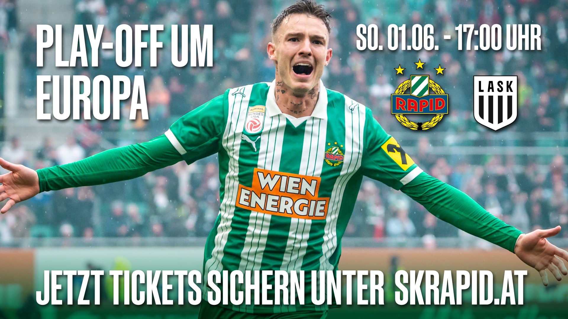 Play-Off-Spiel SK Rapid vs. LASK