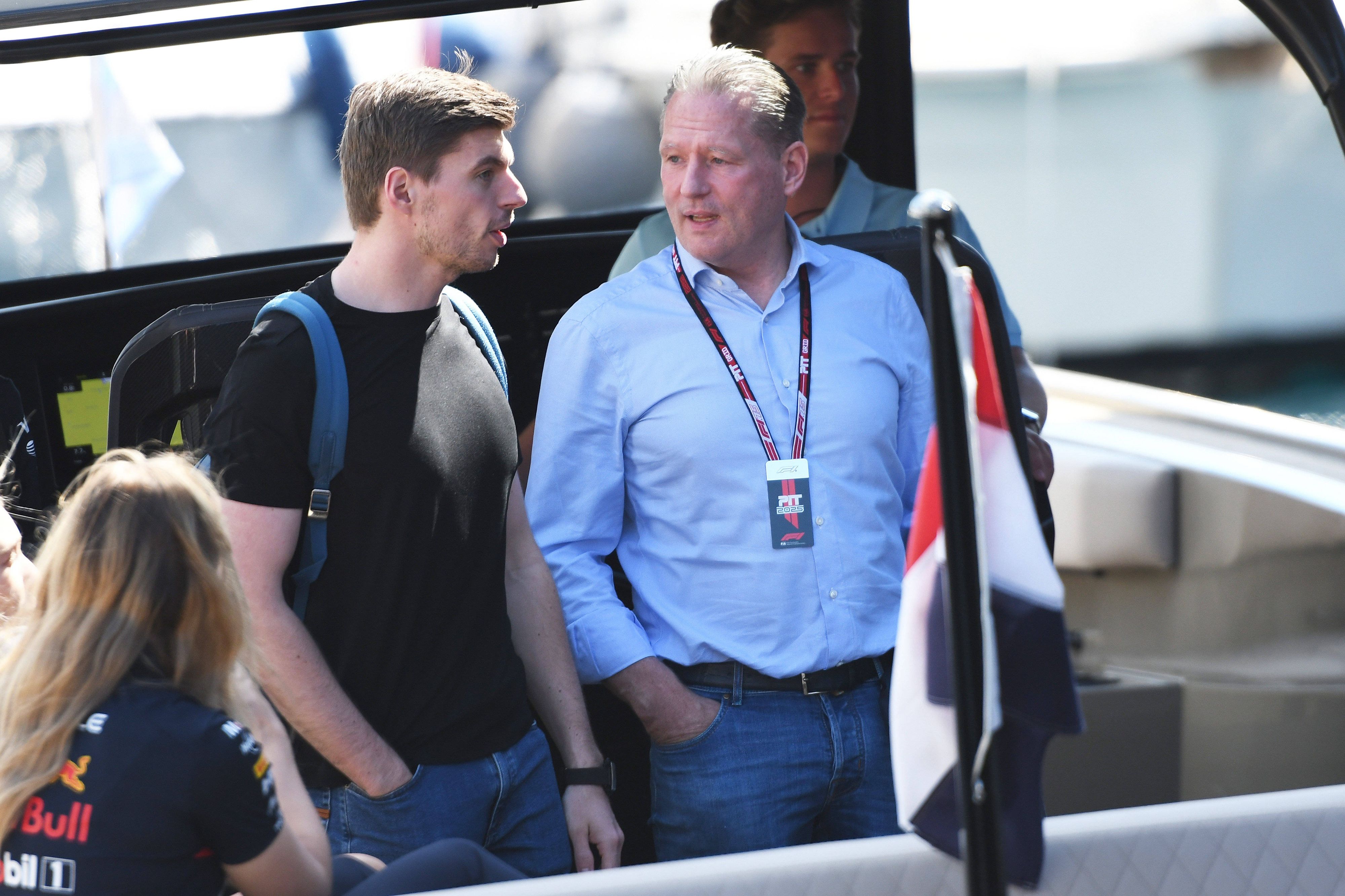 Formel-1-Star Max Verstappen und Papa Jos Verstappen. 