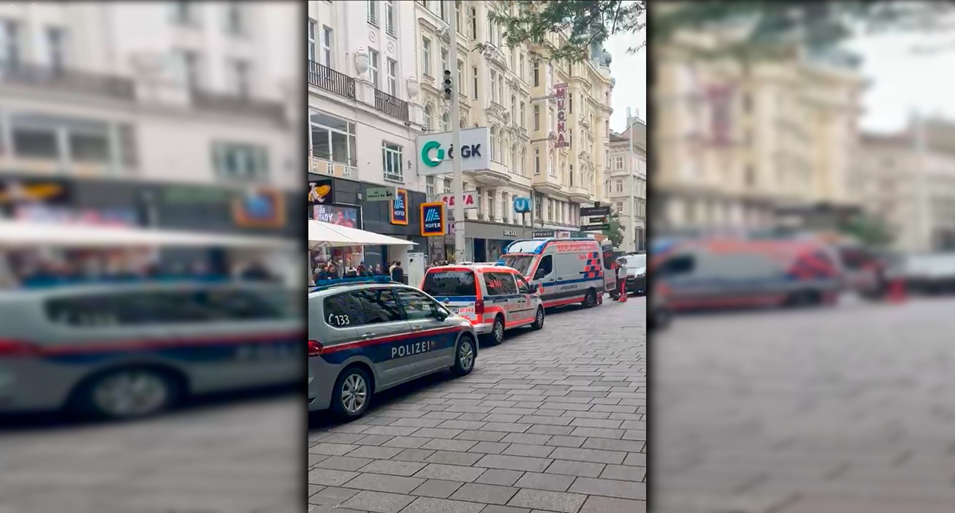 Großeinsatz auf der Mariahilfer Straße (Wien-Mariahilf)