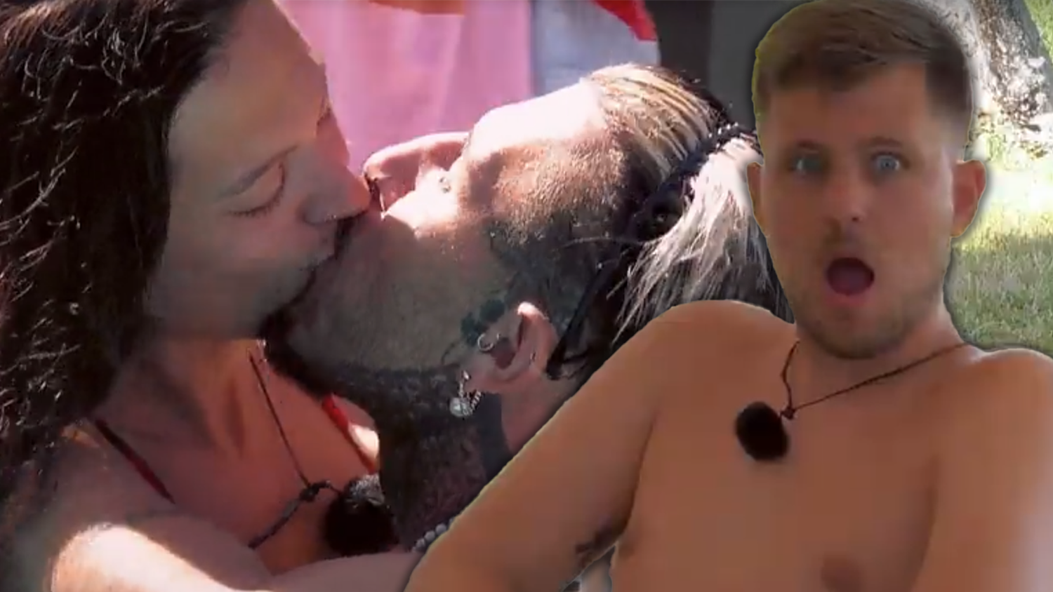 Raffaela (l.) lässt sich auf das Beziehungsexperiment 