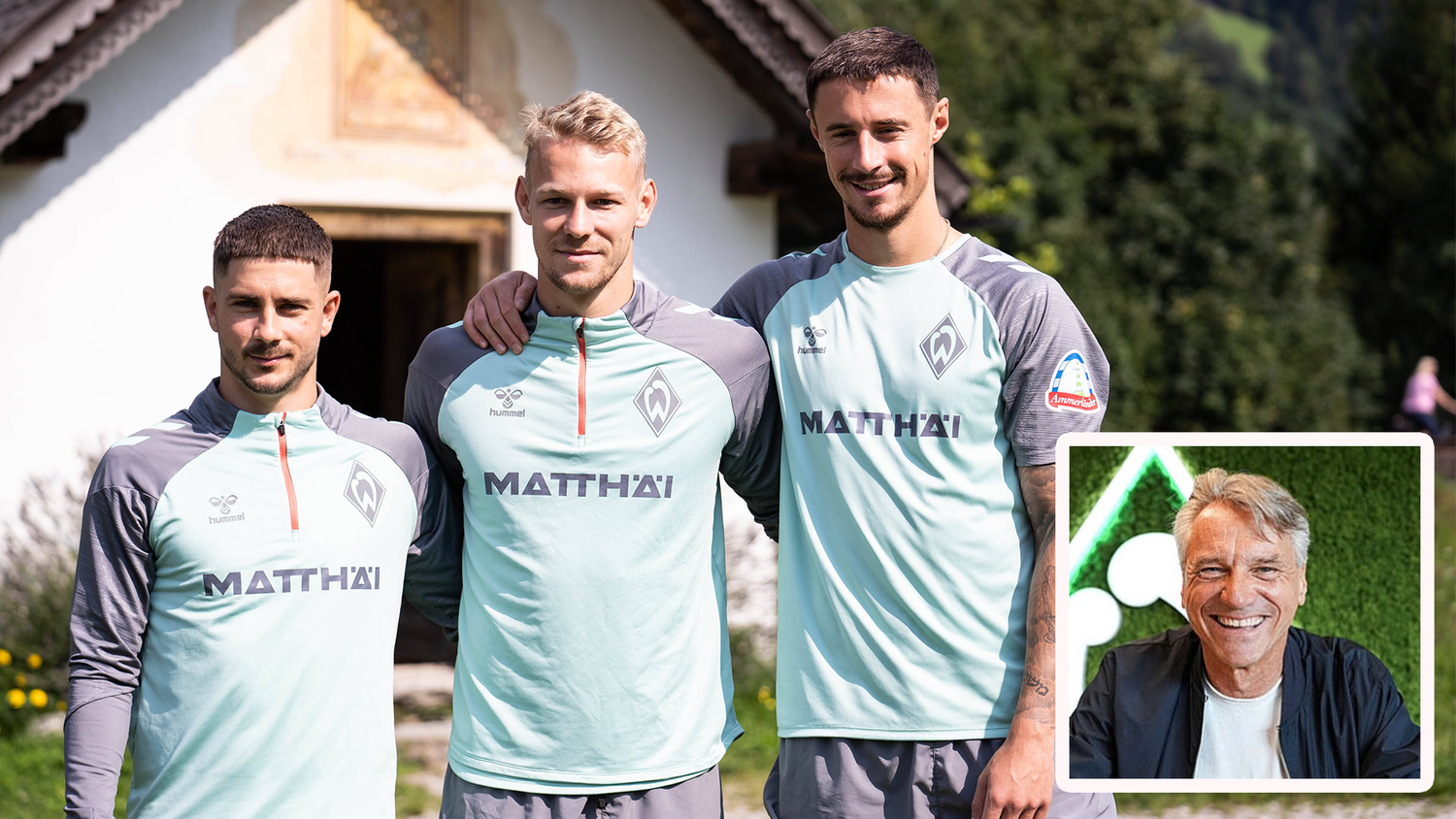 Horst Steffen wird in Bremen künftig das ÖFB-Trio bestehend aus: (v.l.) Roman Schmid, Marco Grüll und Marco Friedl trainieren. 
