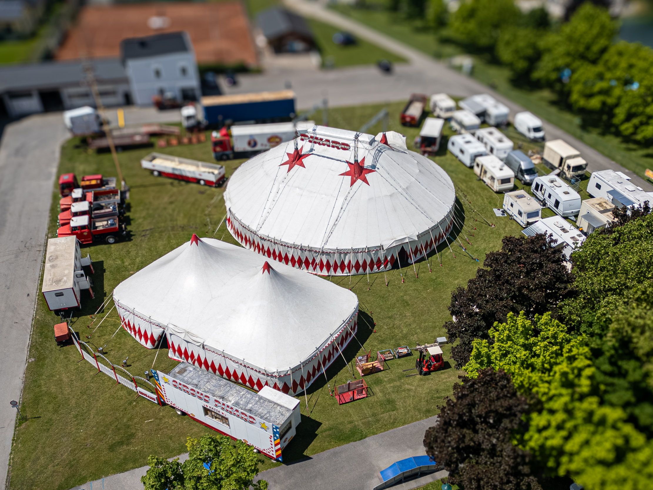 Der Zirkus hält derzeit in Neumarkt an der Ybbs