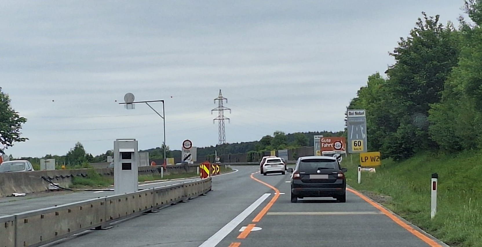 Radargerät auf der Westautobahn (A1) in der Nähe von Ohlsdorf (Bez. Gmunden).