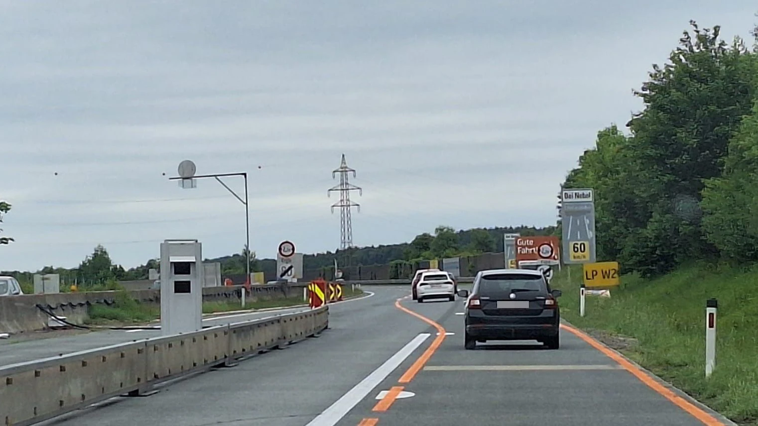 Radargerät auf der Westautobahn (A1) in der Nähe von Ohlsdorf (Bez. Gmunden).