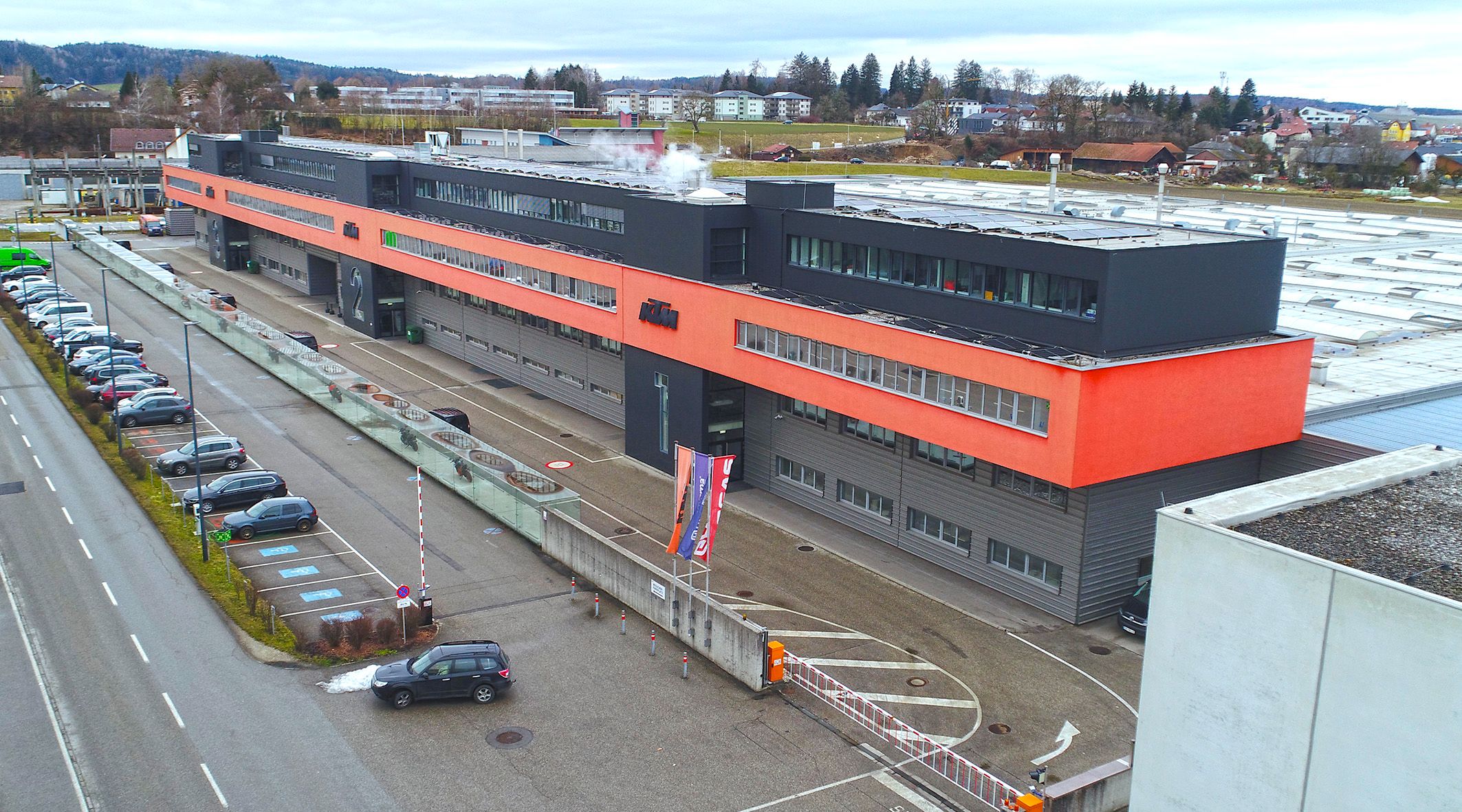 Es sind keine leichten Zeiten bei KTM. Im Bild: Hauptwerk in Mattighofen (Bez. Braunau)