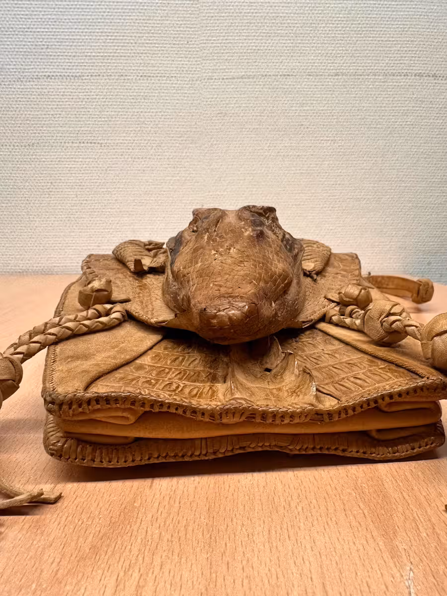 Am Flughafen Düsseldorf wurde eine Handtasche aus Krokodilleder entdeckt.