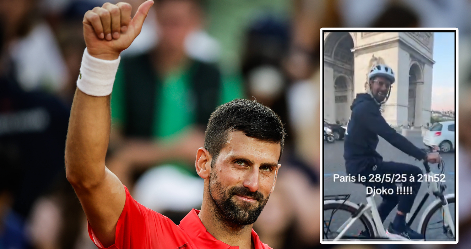 Heute.at - Vor Misolic-Duell: Djokovic radelt durch Paris