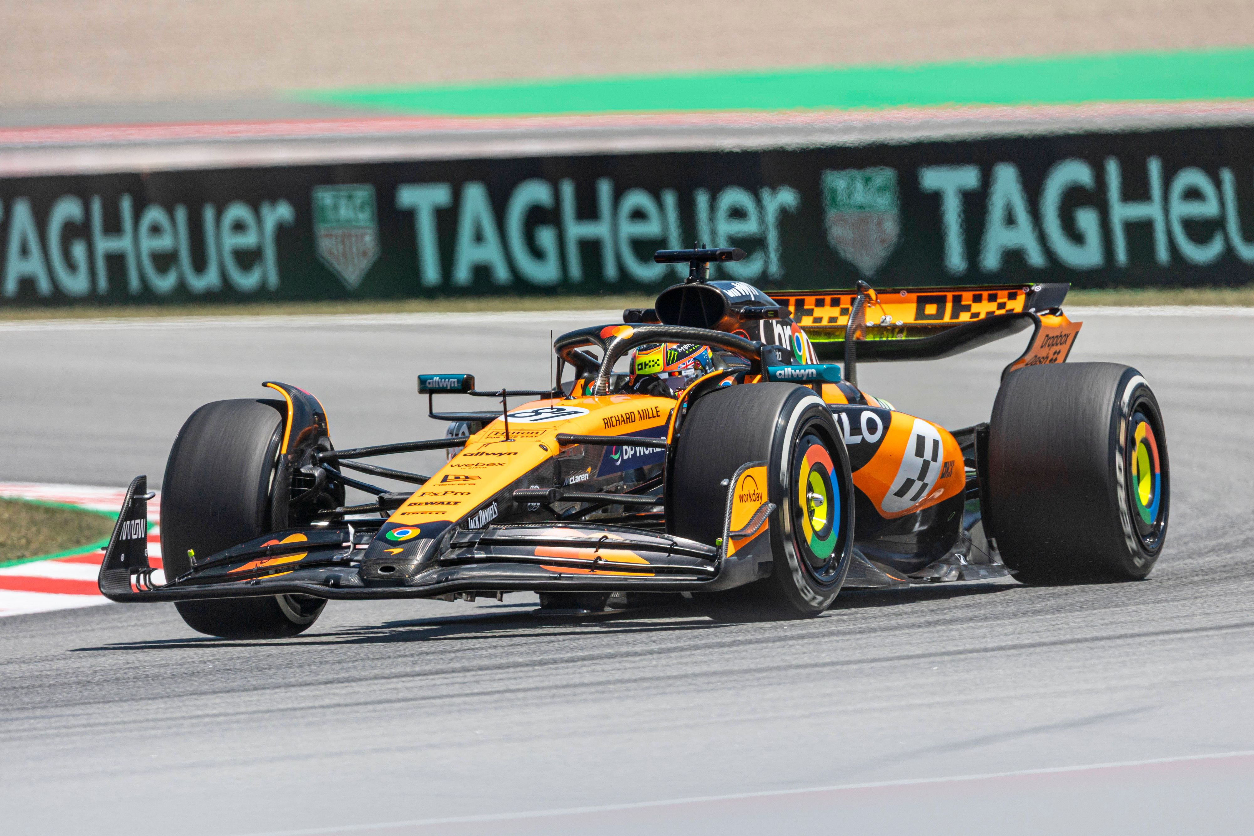 Oscar Piastri war der schnellste Fahrer im zweiten Training.