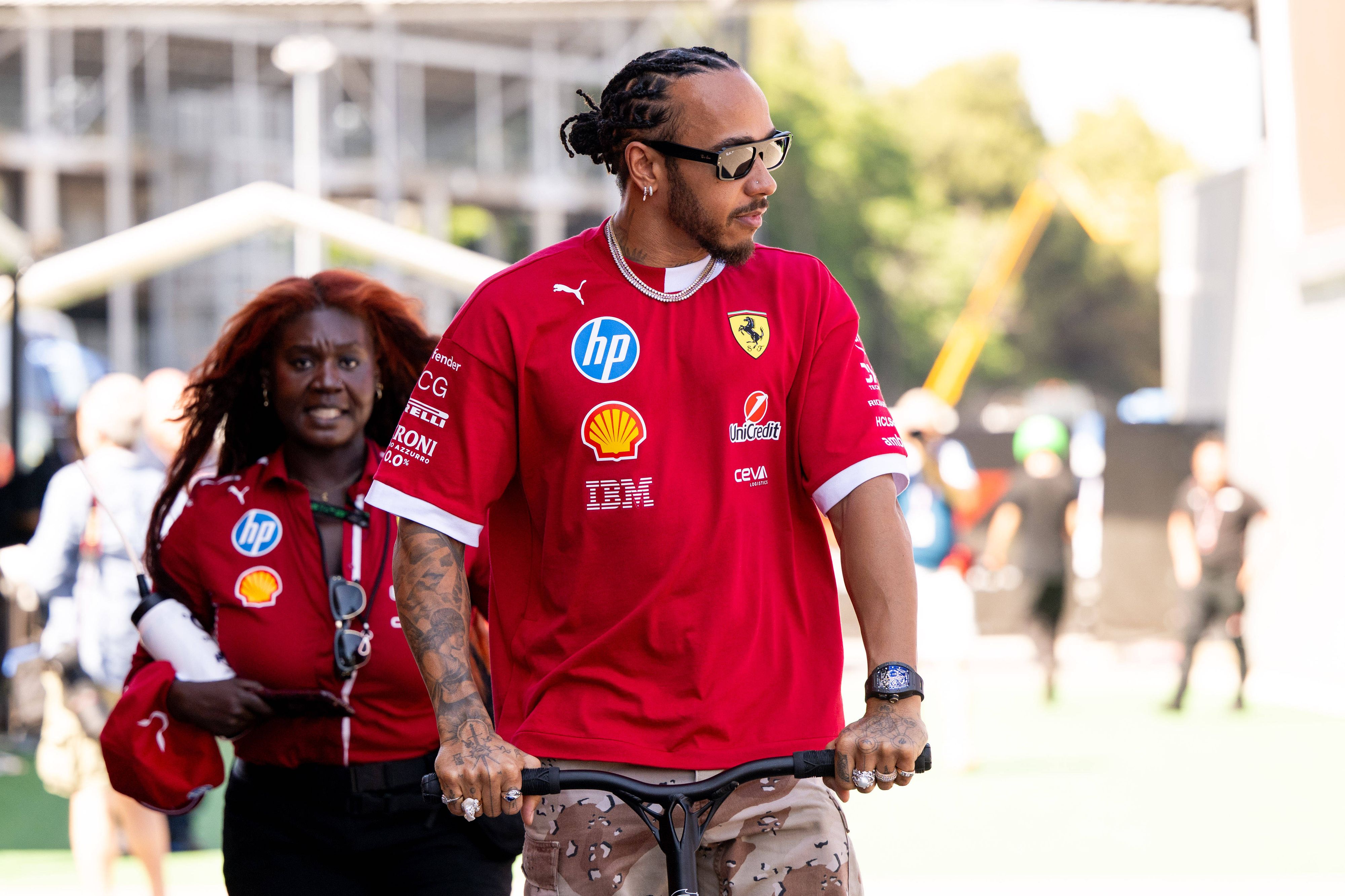 Ferrari-Star Lewis Hamilton. 