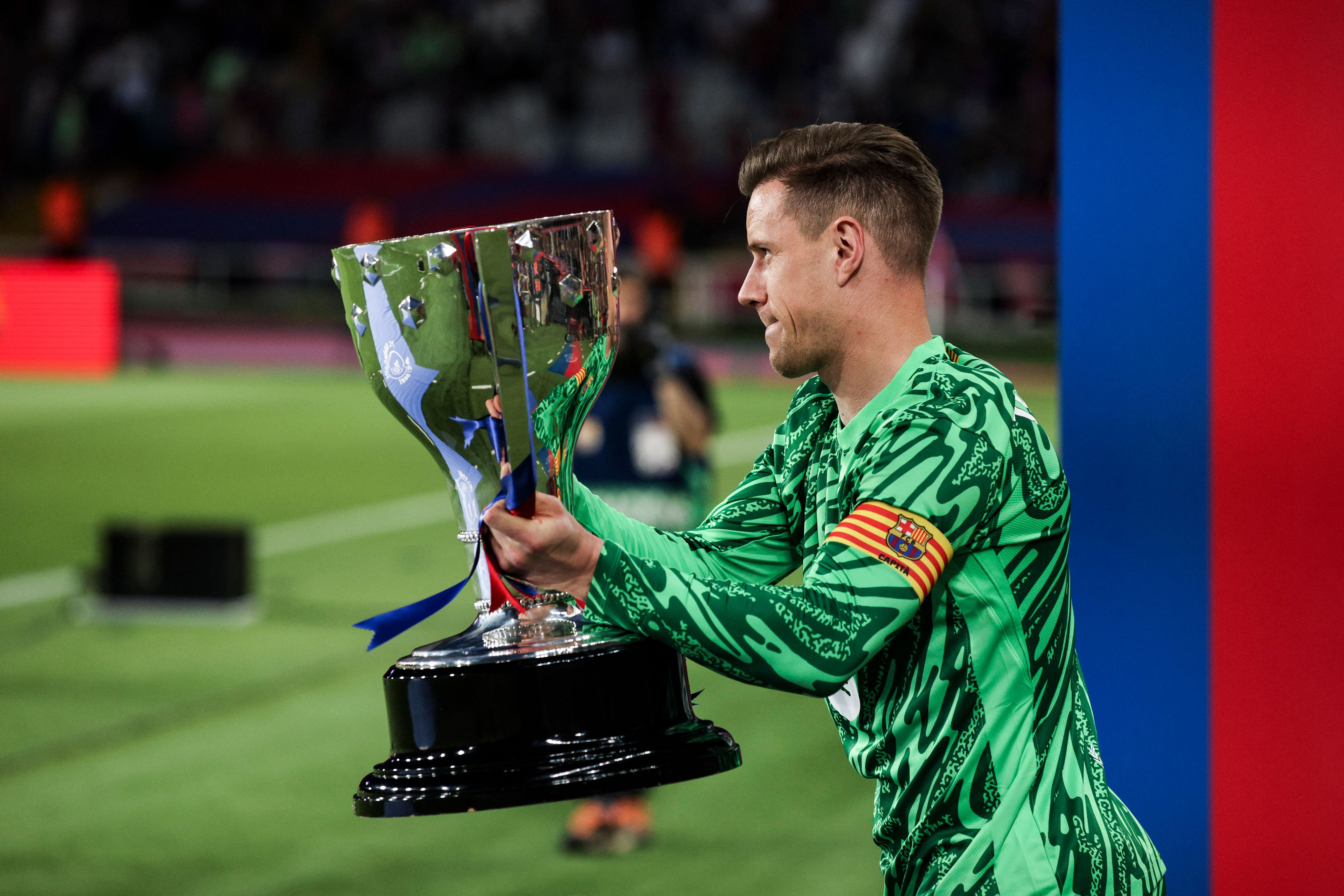 Barcelona-Star Marc-Andre ter Stegen. 