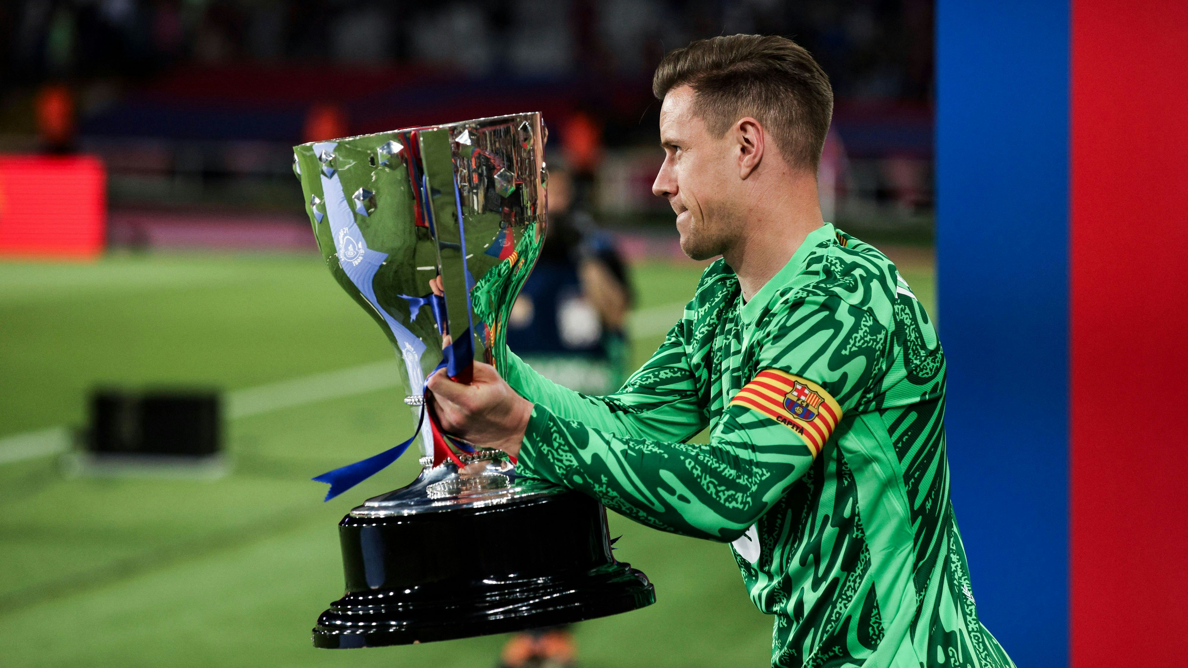 Barcelona-Star Marc-Andre ter Stegen. 