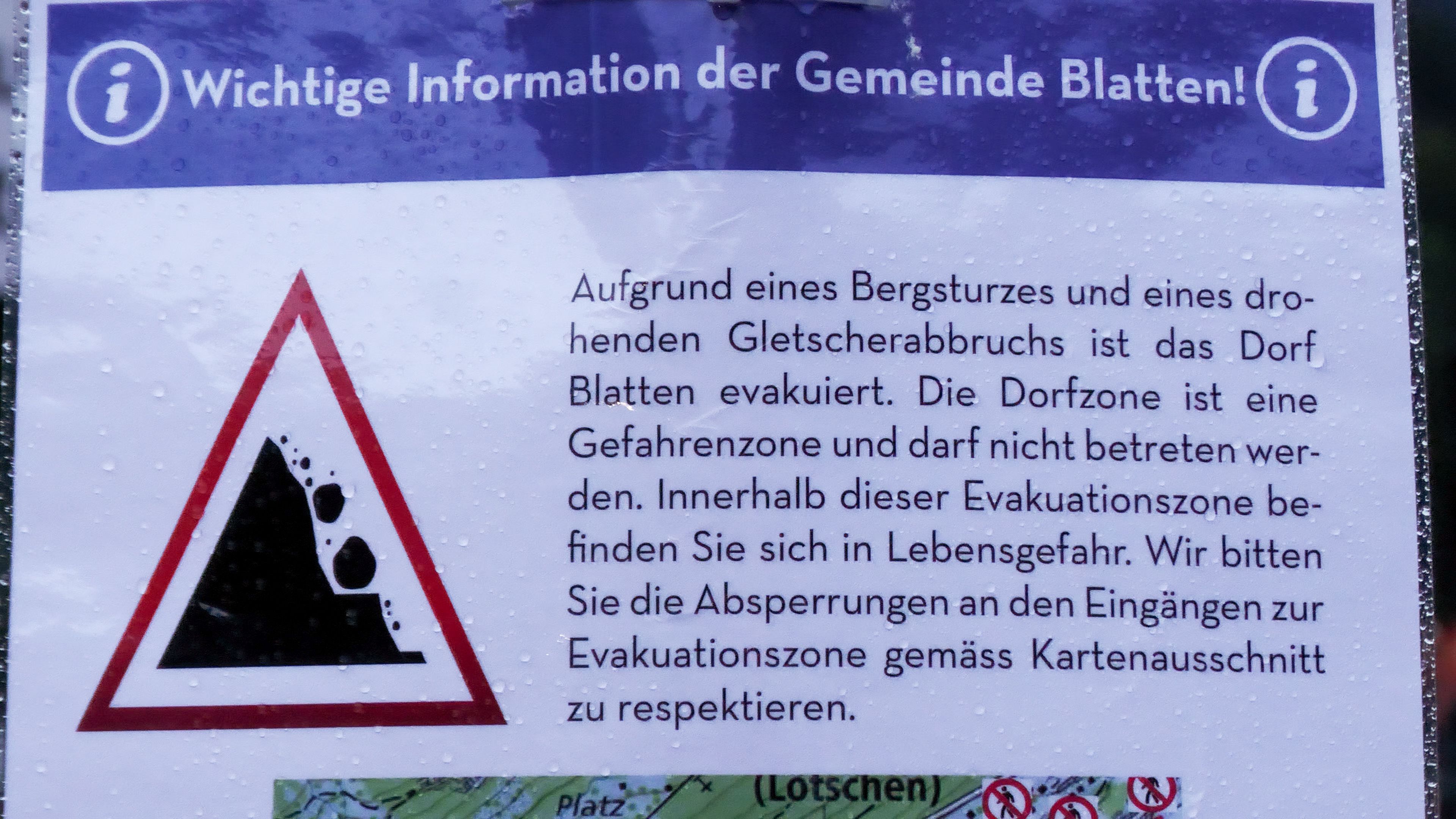 Bereits seit mehr als einer Woche war das Dorf komplett gesperrt
