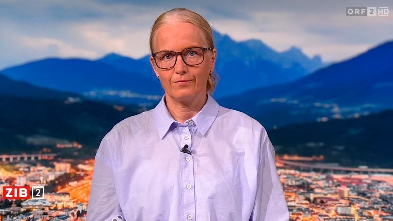 Geophysikerin und Gletscherforscherin Andrea Fischer von der Österreichischen Akademie der Wissenschaften in der ZIB2, 30. Mai 2025.