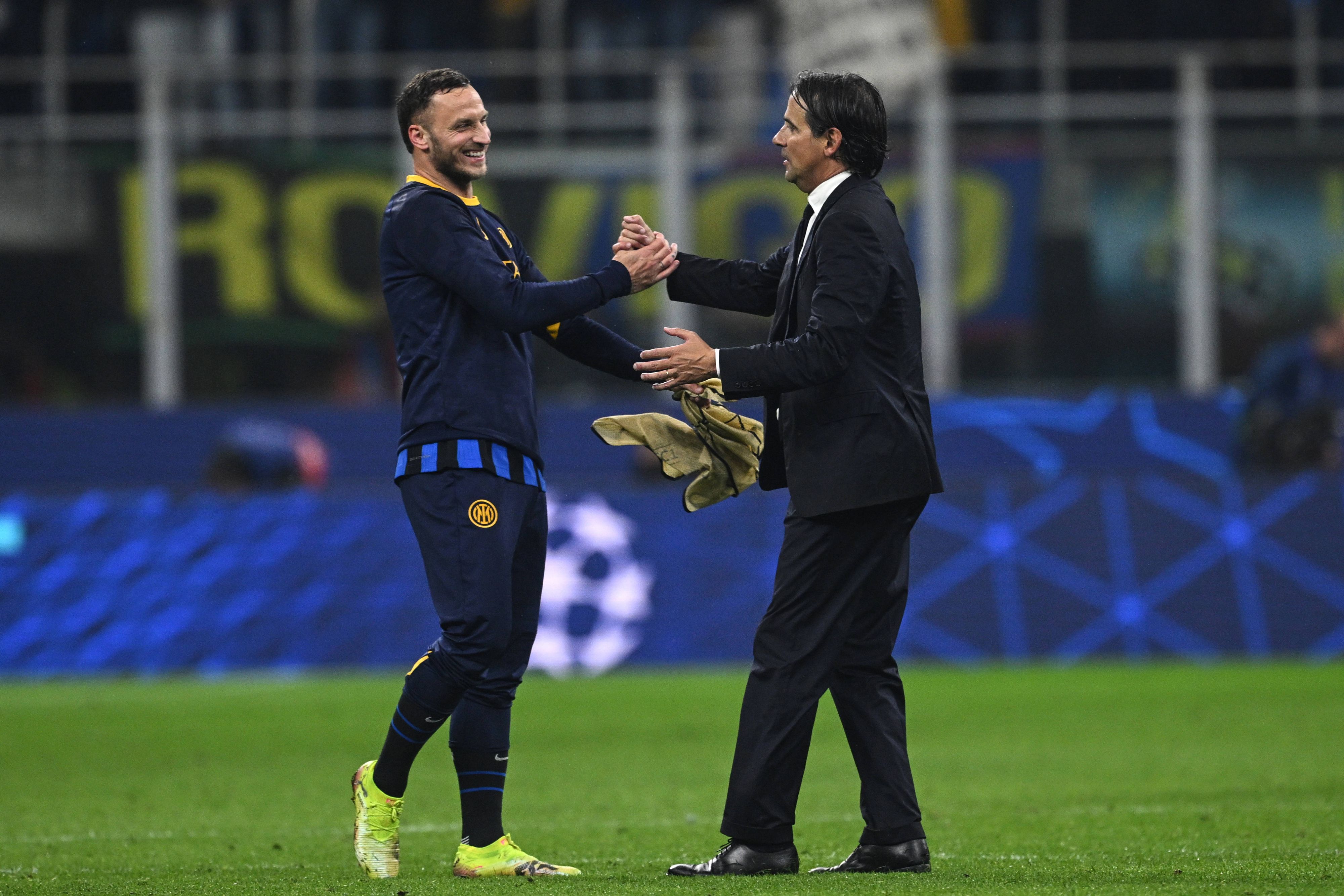 Marko Arnautovic und Simone Inzaghi.