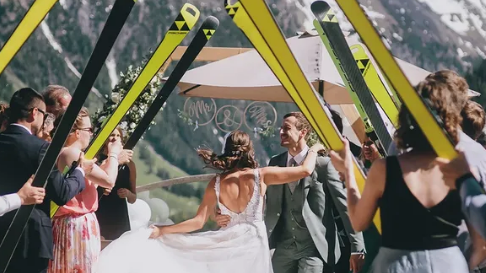 ÖSV-Star feiert Traum-Hochzeit in den Bergen