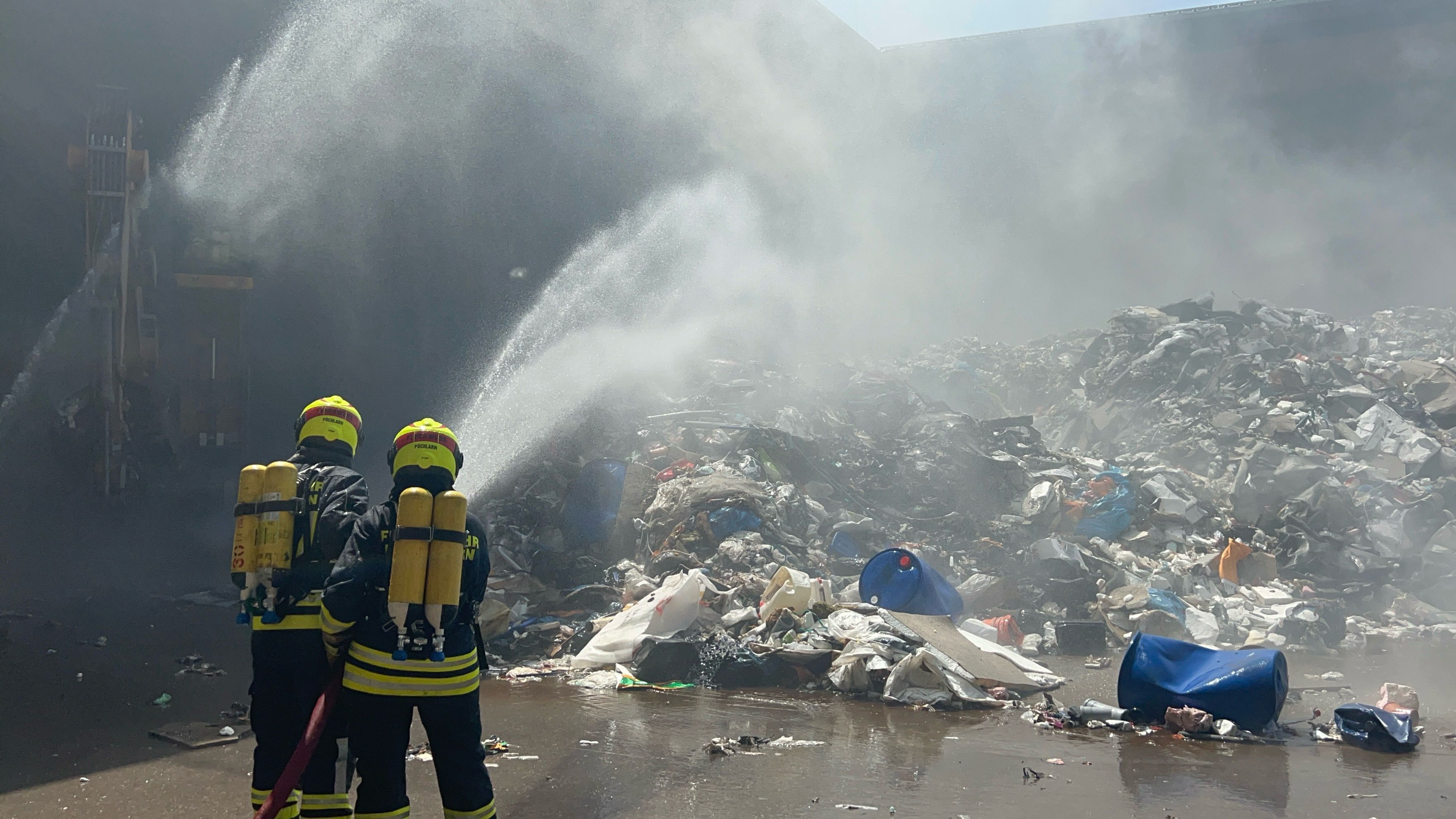 Brandeinsatz in Wörth bei Pöchlarn