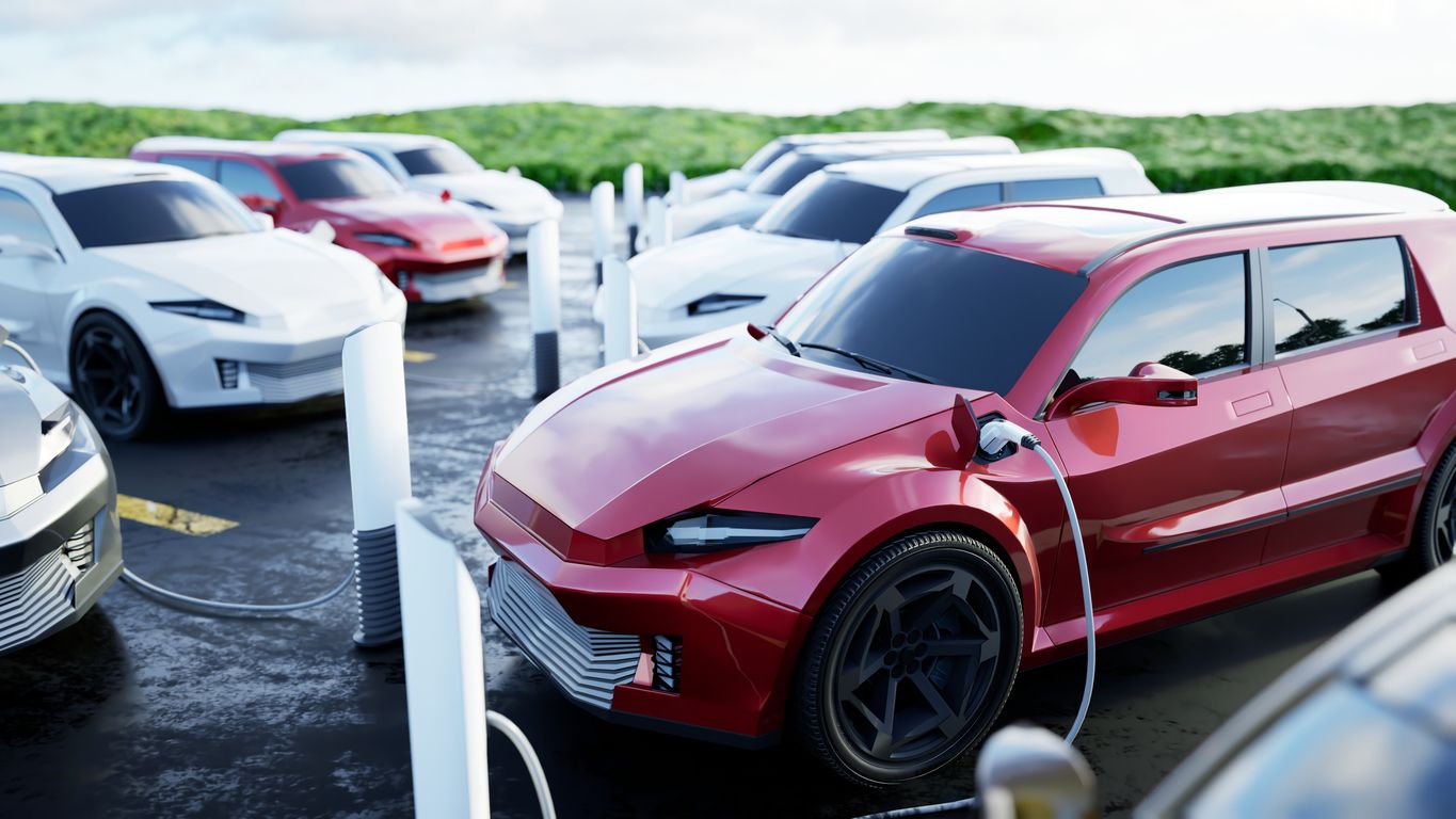 Symbolfoto von E-Autos