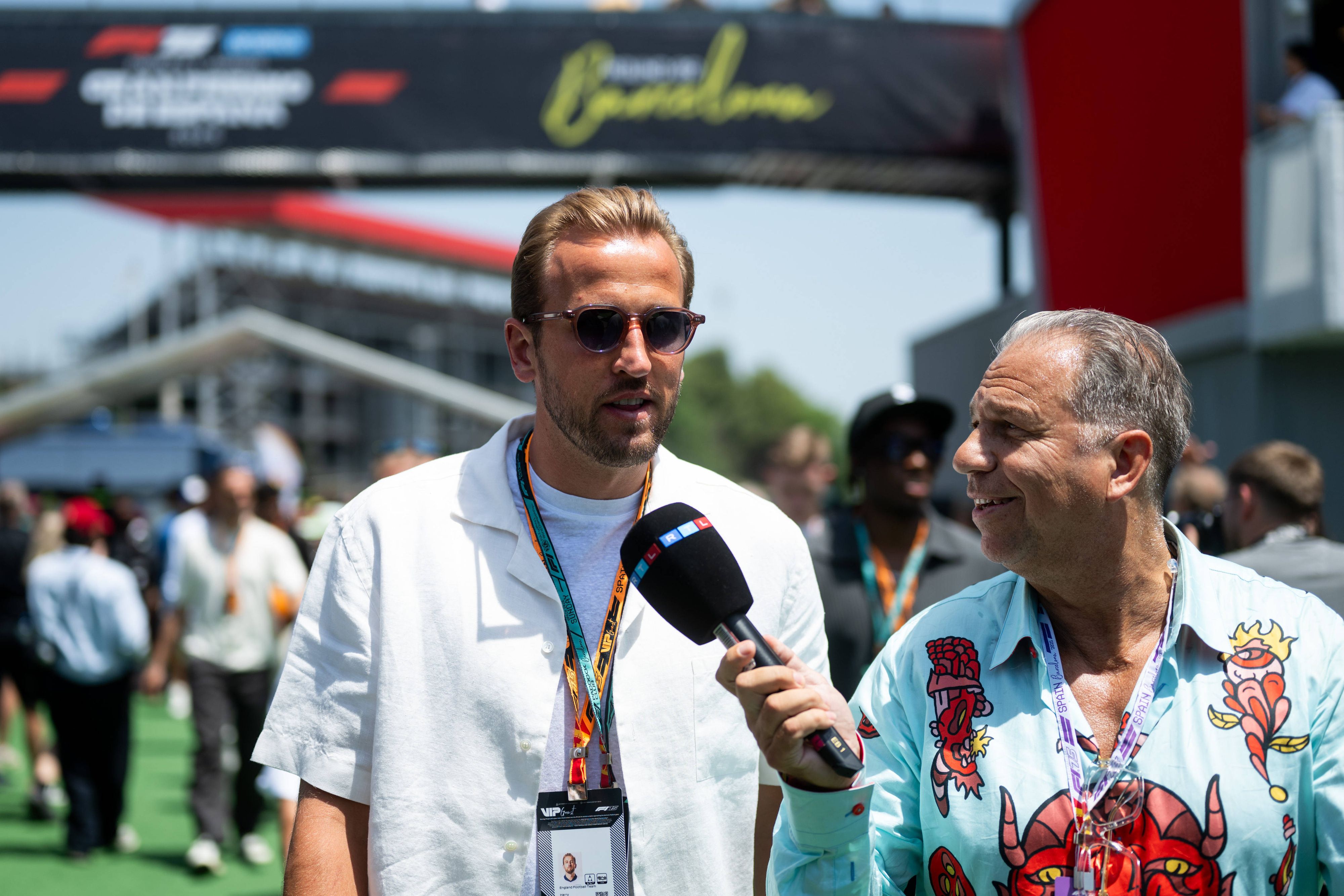Harry Kane zu Gast bei der Formel 1.