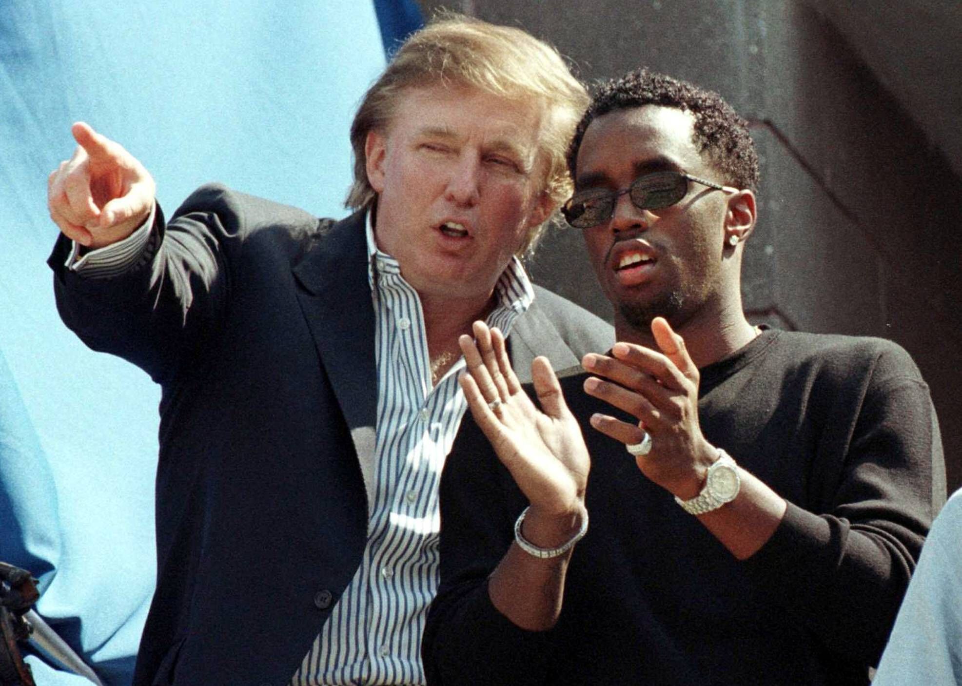 Donald Trump und Diddy verkehrten einst in ähnlichen Kreisen. 