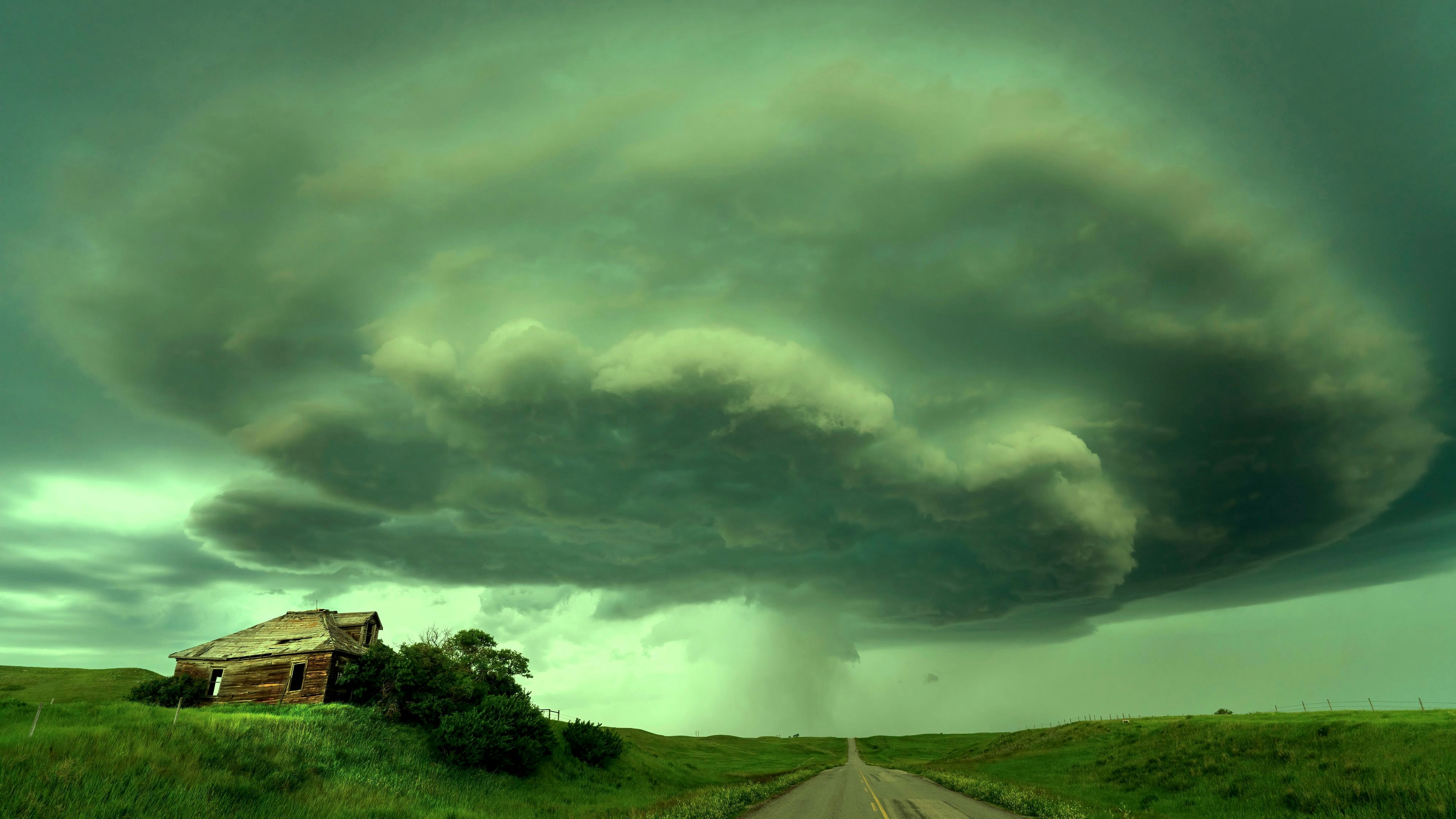 Heute.at - Grüner Himmel – Vorbote für Hagel und schwere Stürme