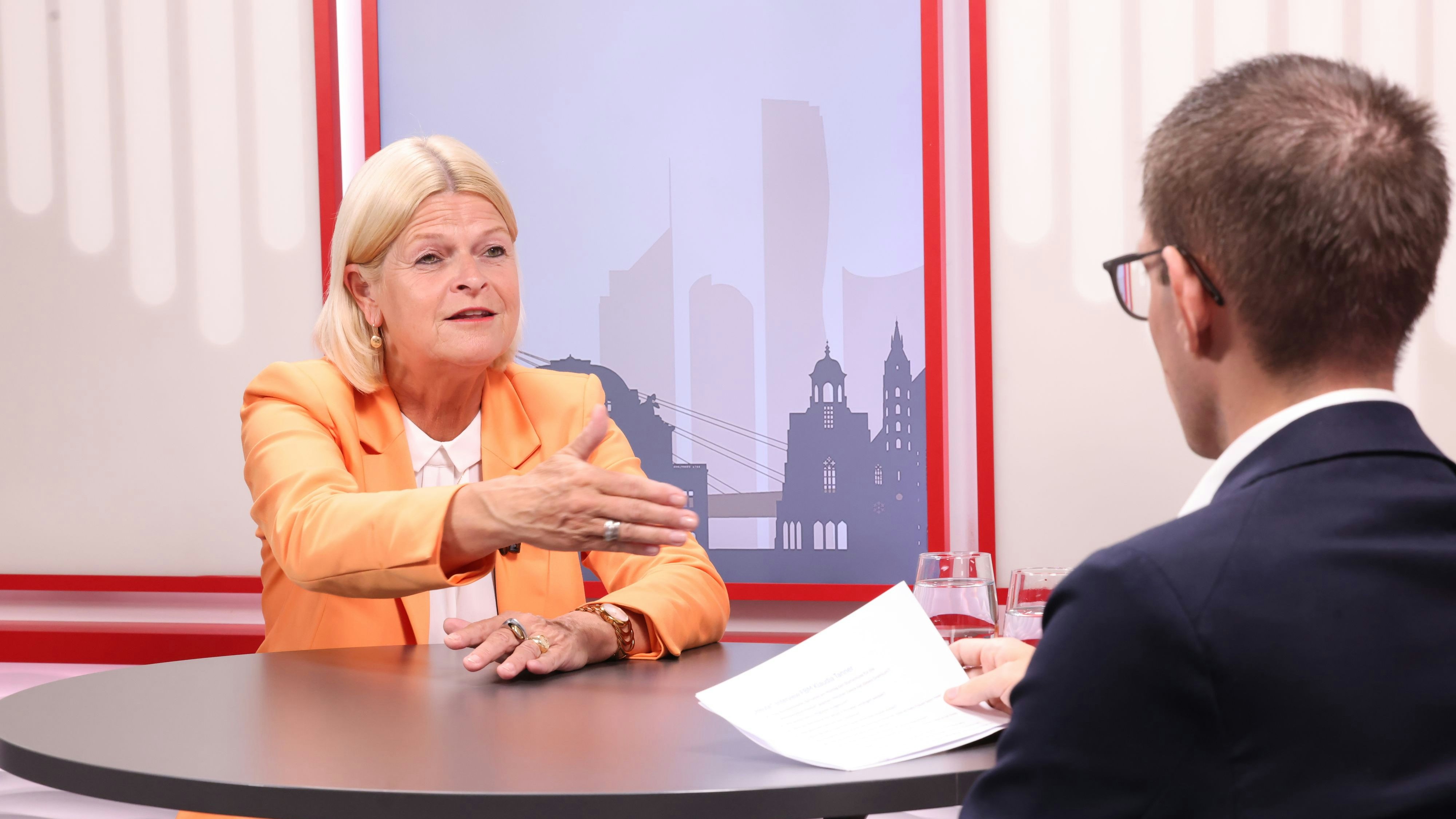 Tanner im "<em>Heute"</em>-Talk mit Clemens Oistric