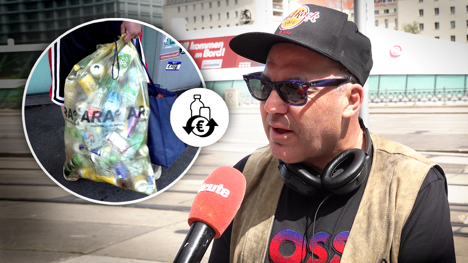 Ich habe ihm zwei Dosen in die Hand gedrückt – Johannes half einem Pfandsammler