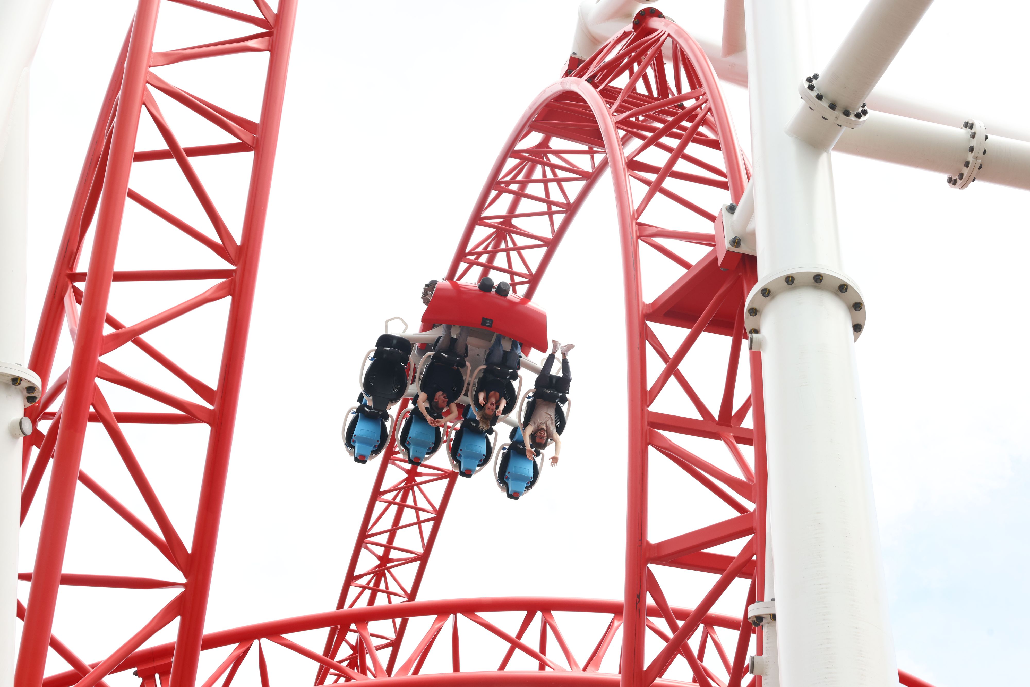 Für den Wiener Looping muss man schwindelfrei sein!