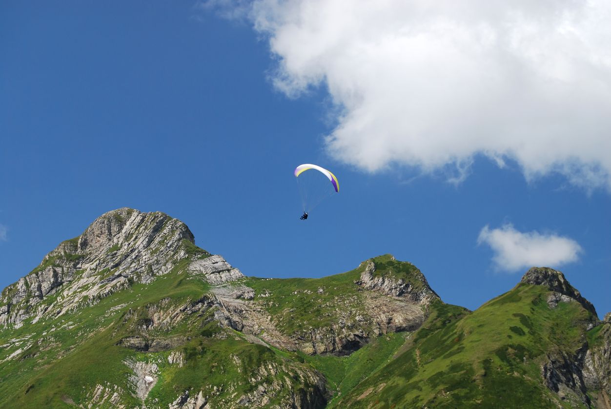 Der Paragleiter erlitt bei dem Absturz schwere Verletzungen an der Wirbelsäule. Symbolbild.