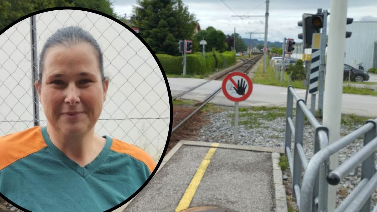 S. holte ihre Tochter ab, die in jenem Zug saß, der einen Buben (6) erfasste. Im Bild: Unfallstelle in Eferding