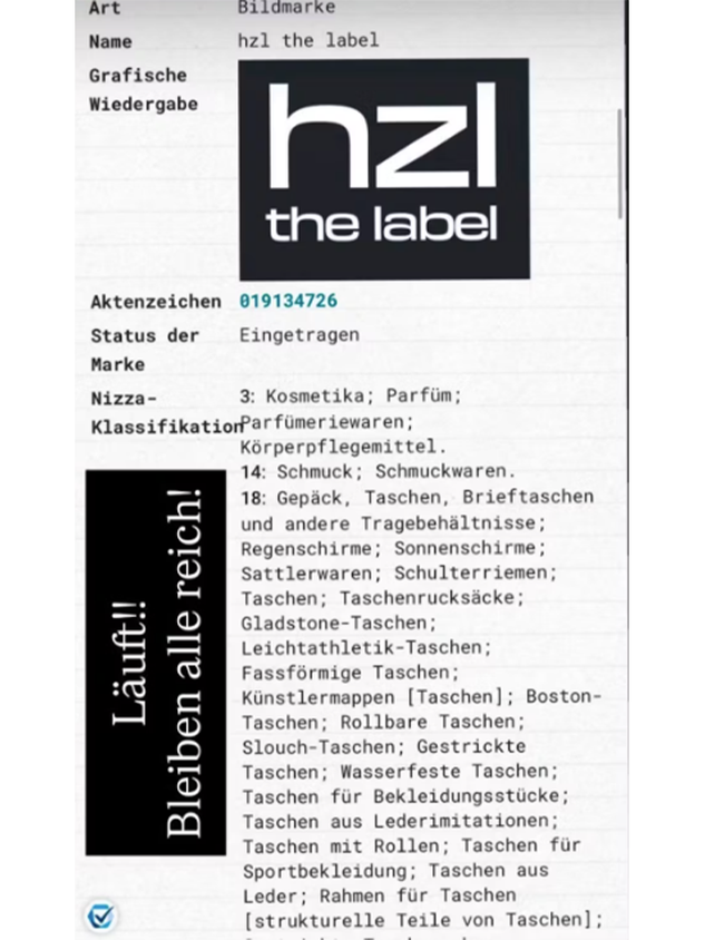 Oliver Pocher leakte in seiner Story die Marke HZL The Label. Der Komiker behauptet, Christian Wolf wolle damit von seiner neu geborenen Tochter Hazel Profit schlagen.