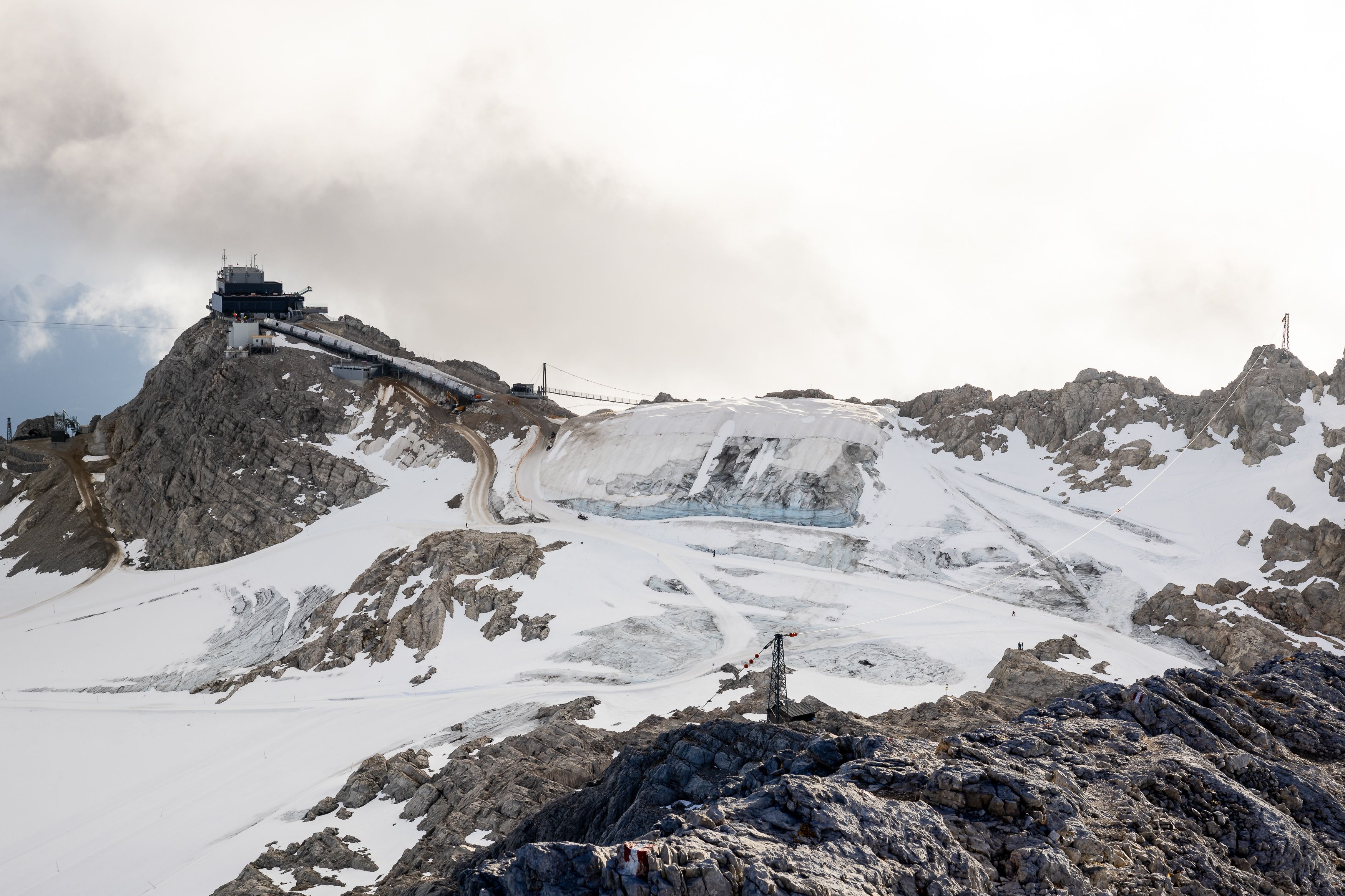 Es droht eine Gletscherschmelze so schlimm wie noch nie zuvor. Im Bild: Dachstein im Oktober 2024.