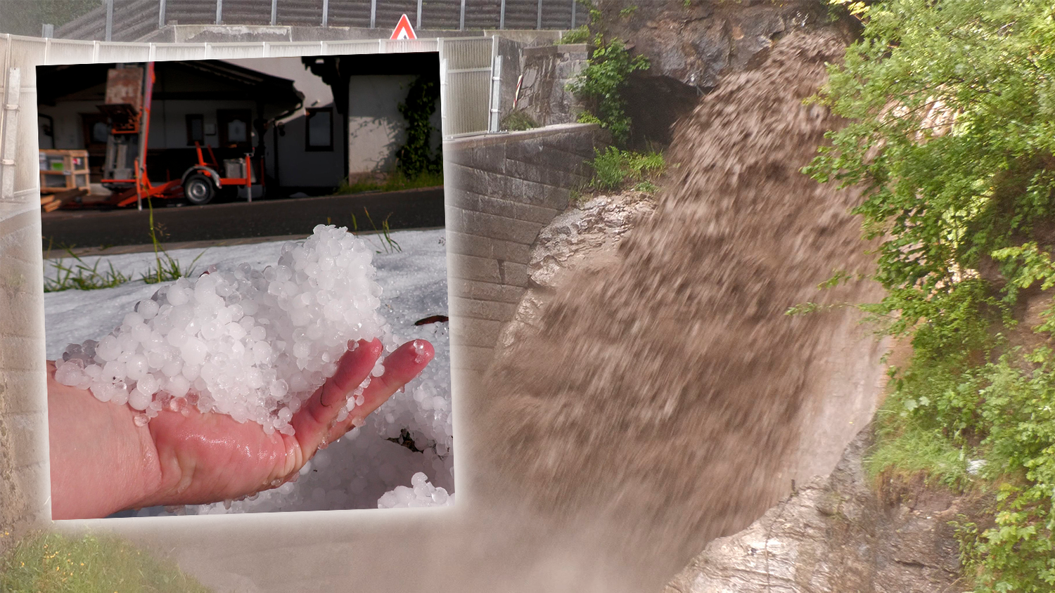Am Dienstag wurden Teile Tirols von einem schweren Unwetter heimgesucht.