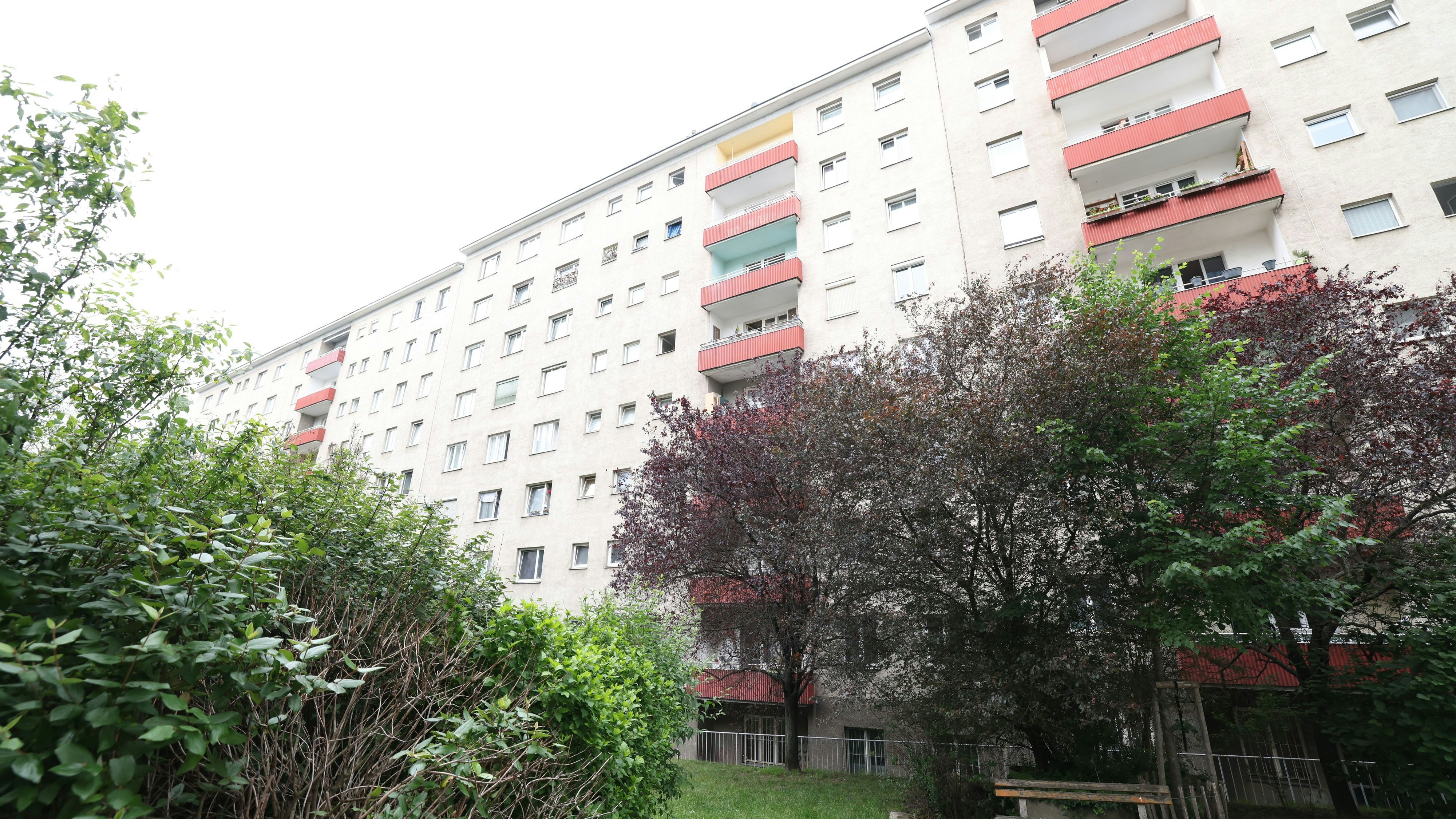 In diesem Gemeindebau in Wien-Penzing spielten sich dramatische Szenen ab.