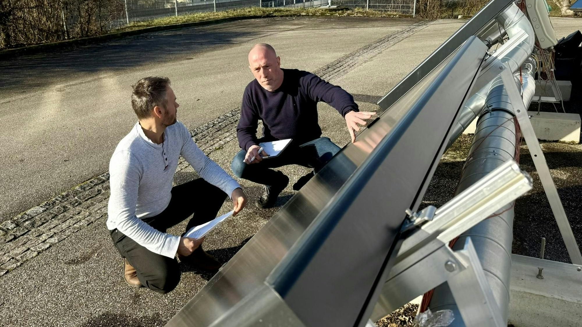 Projektleiter Christian Kloibhofer (li.) und Gasokol-Chef Ronald Gattringer