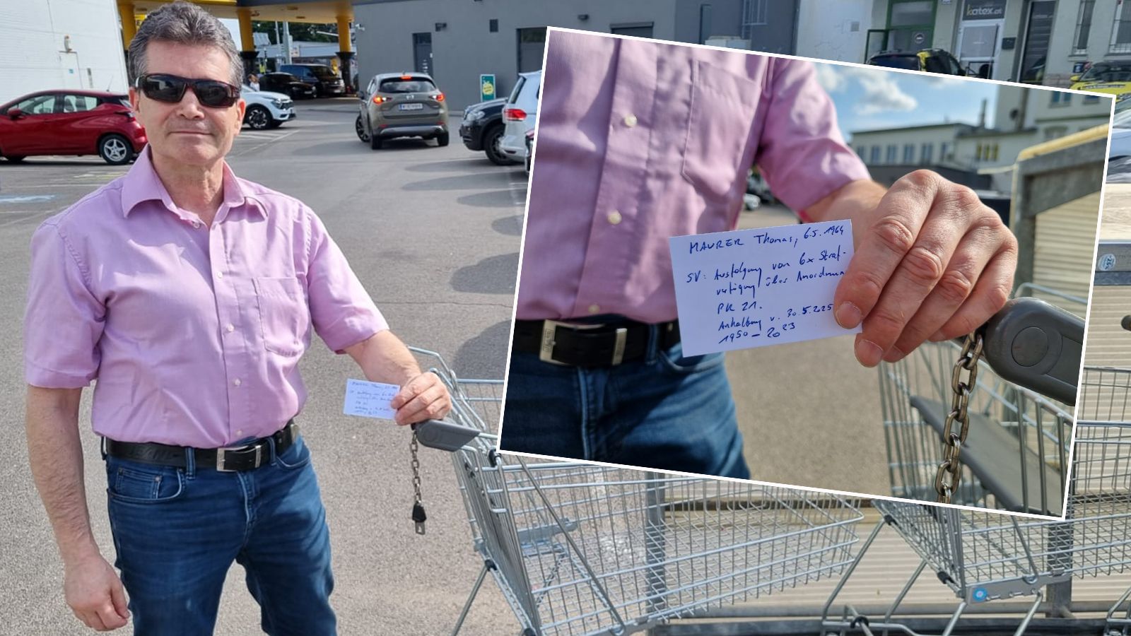 ATV-Star Thomas Maurer wollte nur in einen Supermarkt gehen und wurde von der Polizei angehalten.