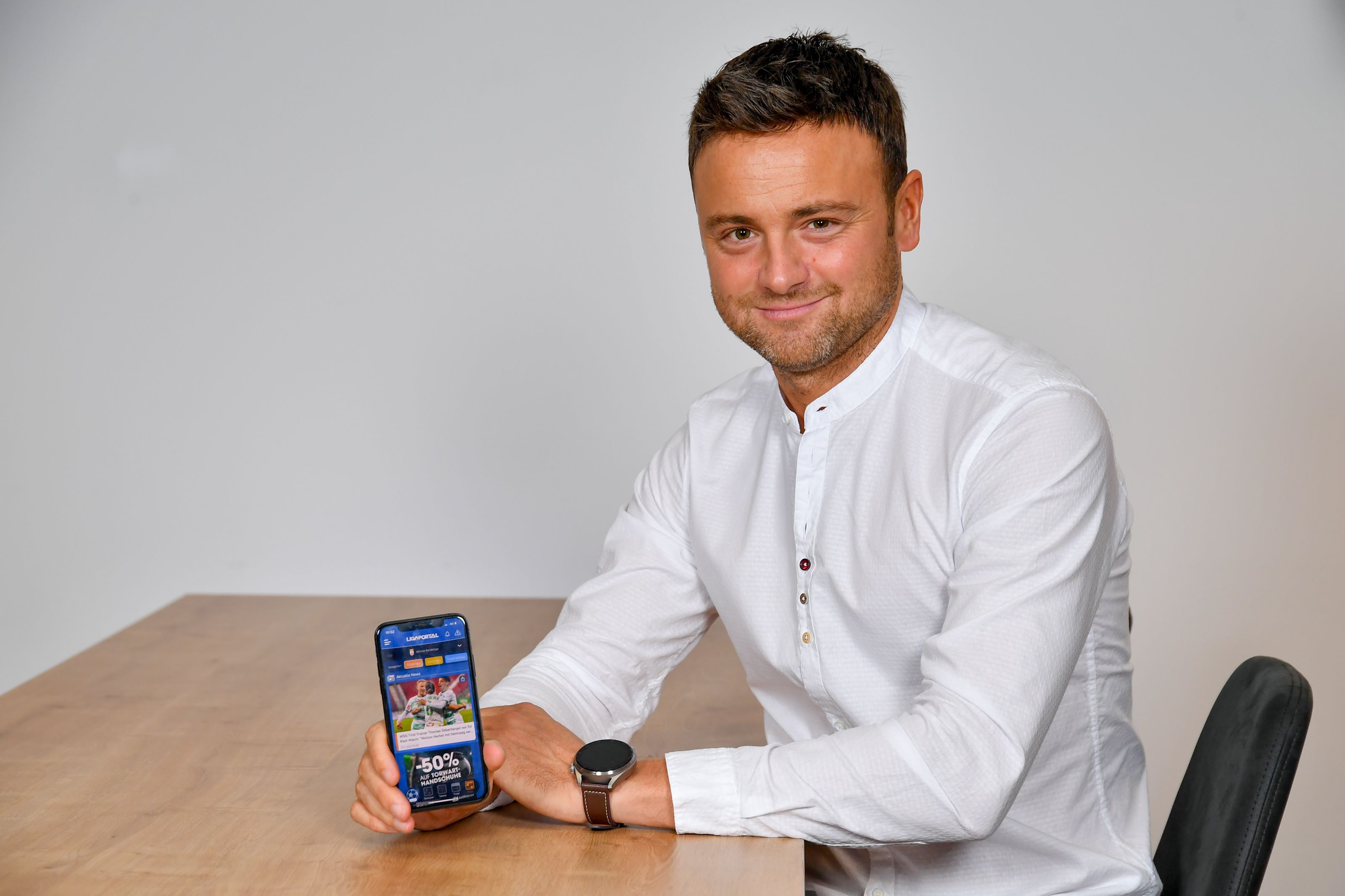 Ligaportal-Gründer Thomas Arnitz freut sich über den Erfolg.